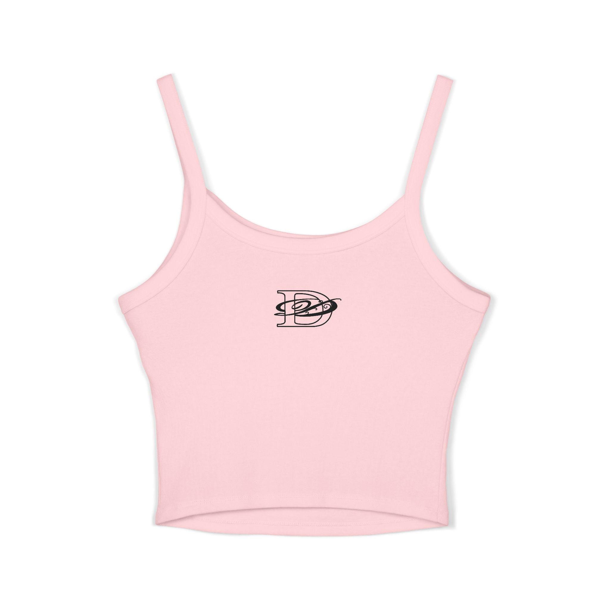 DD Monogram Bunny Skull Design Women's Spaghetti Strap Tank Top