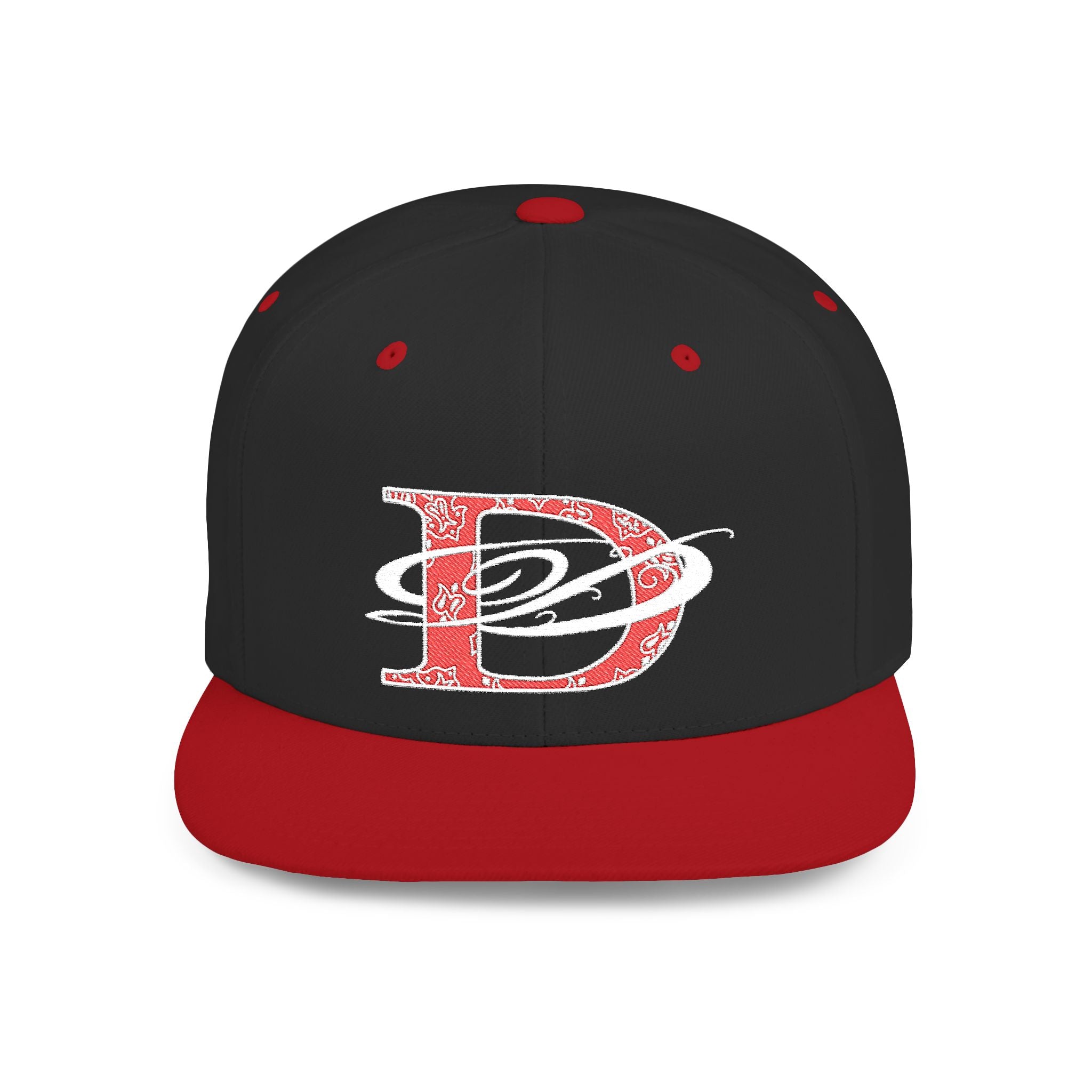 DD Bandana Logo Flat Bill Snapback Cap
