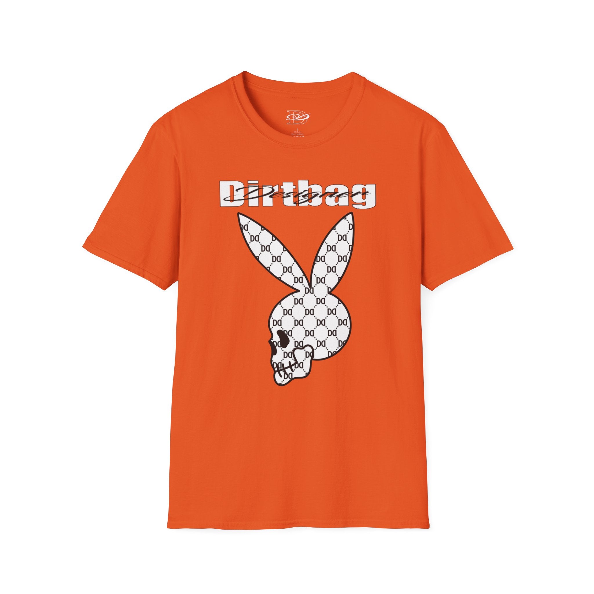 DD Monogram Bunny Skull Unisex Softstyle T-Shirt