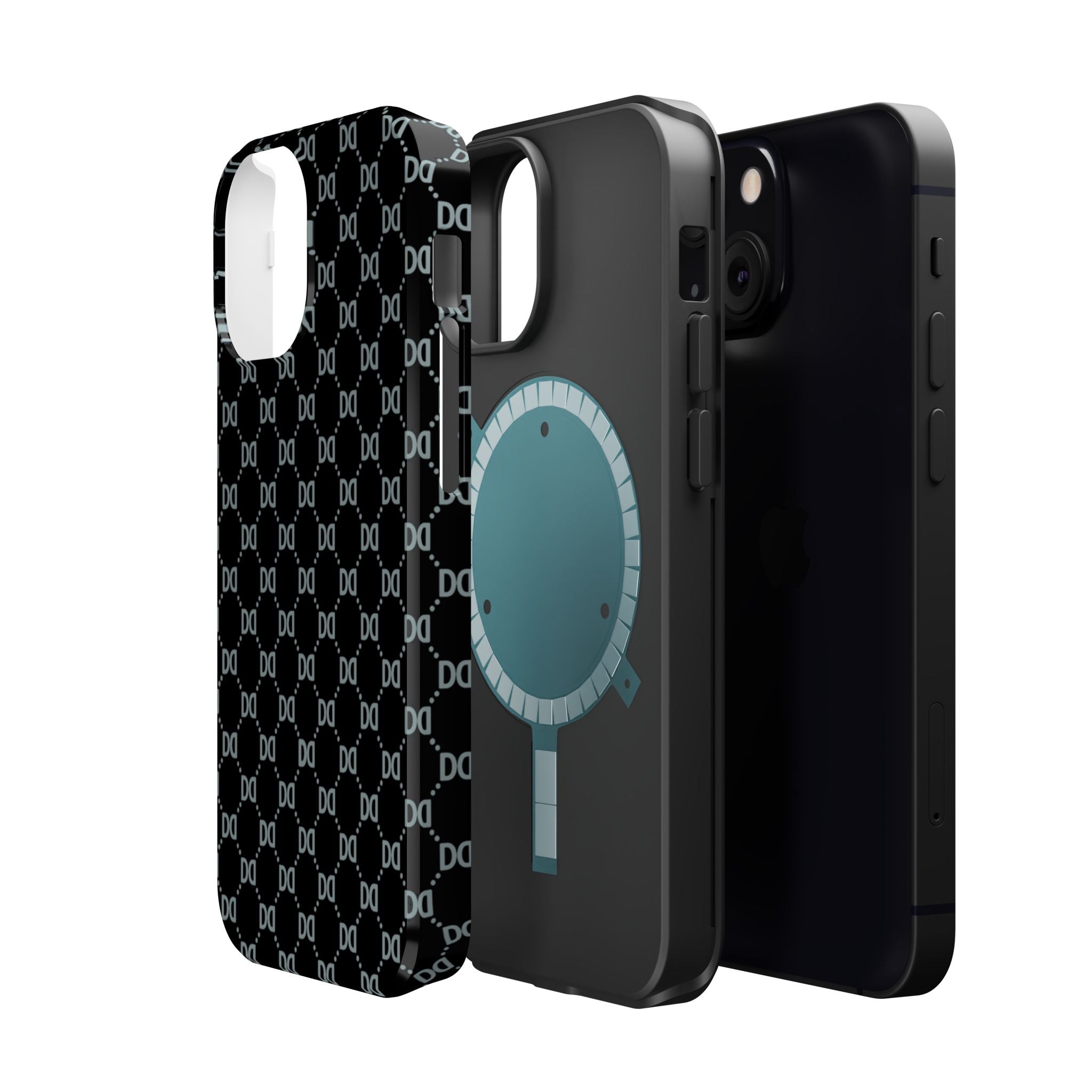 DD Monogram Pattern Magnetic Phone Case