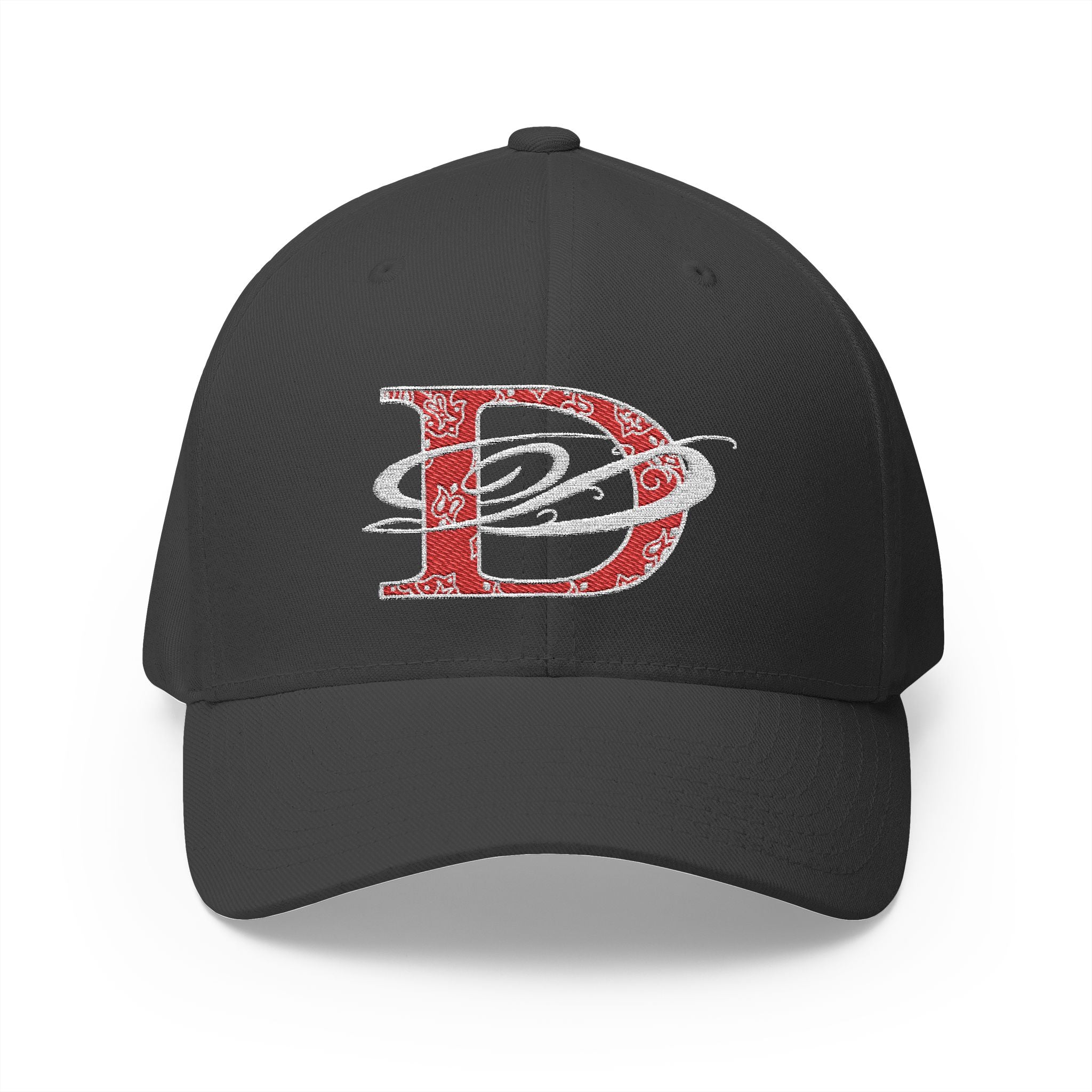 DD Bandana Logo Embroidered Closed Back Stretch Fit Cap