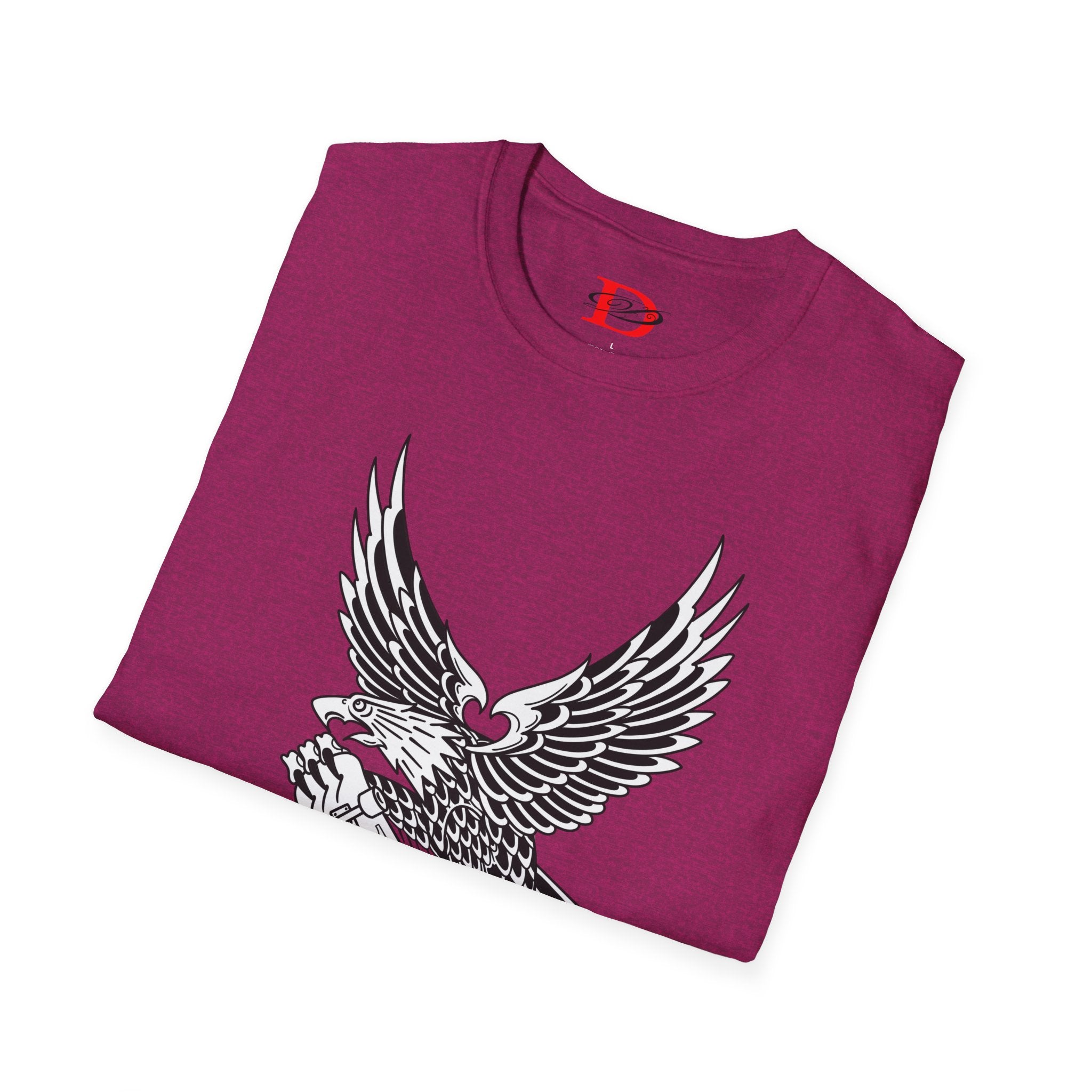 Skating Eagle Grinding on Colfax Ave. Unisex Softstyle T-Shirt