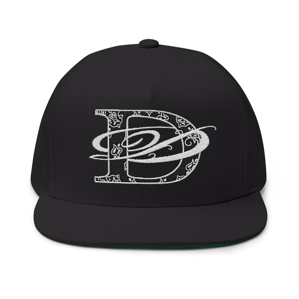 DD Bandana Logo Flat Bill Snapback Cap