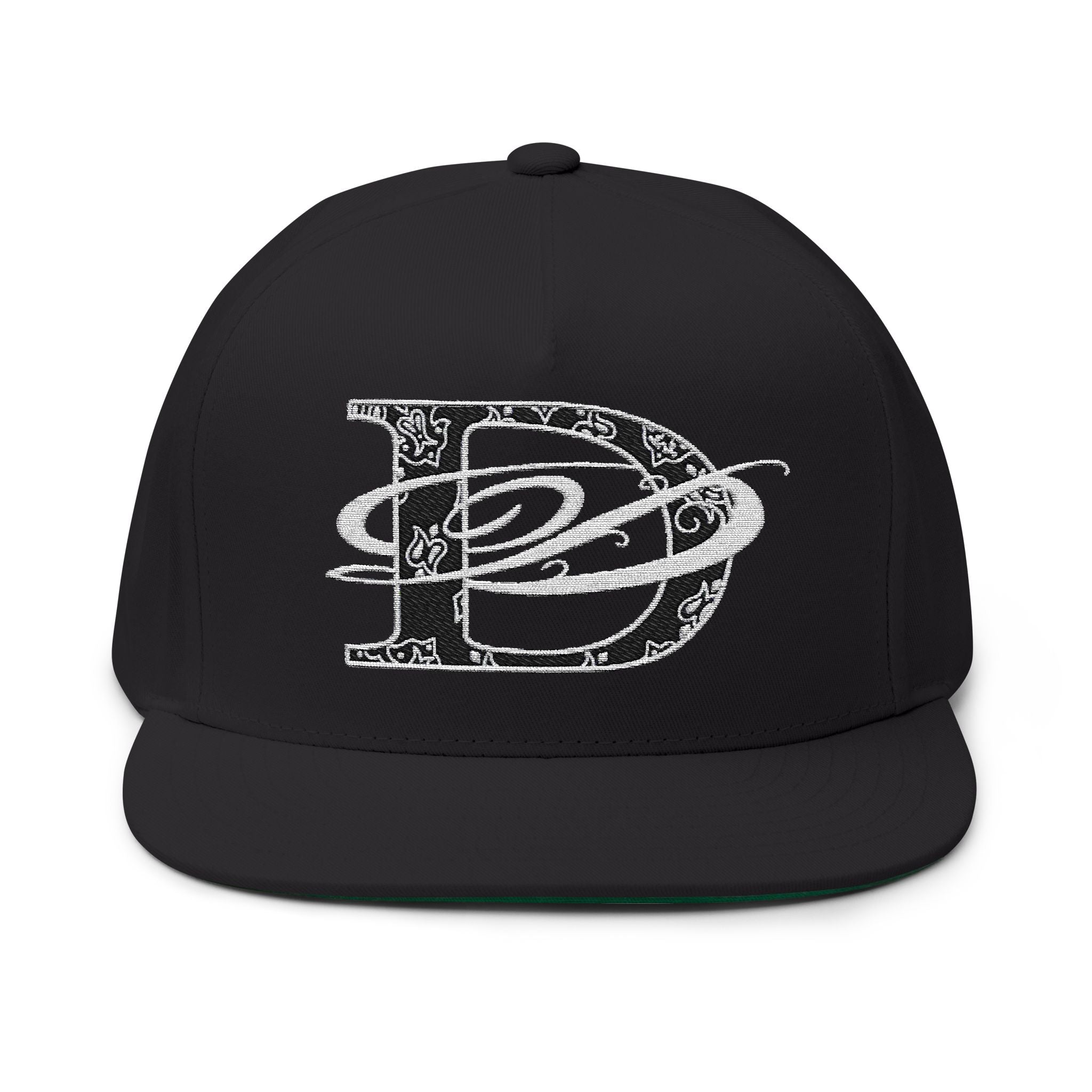 DD Bandana Logo Flat Bill Snapback Cap