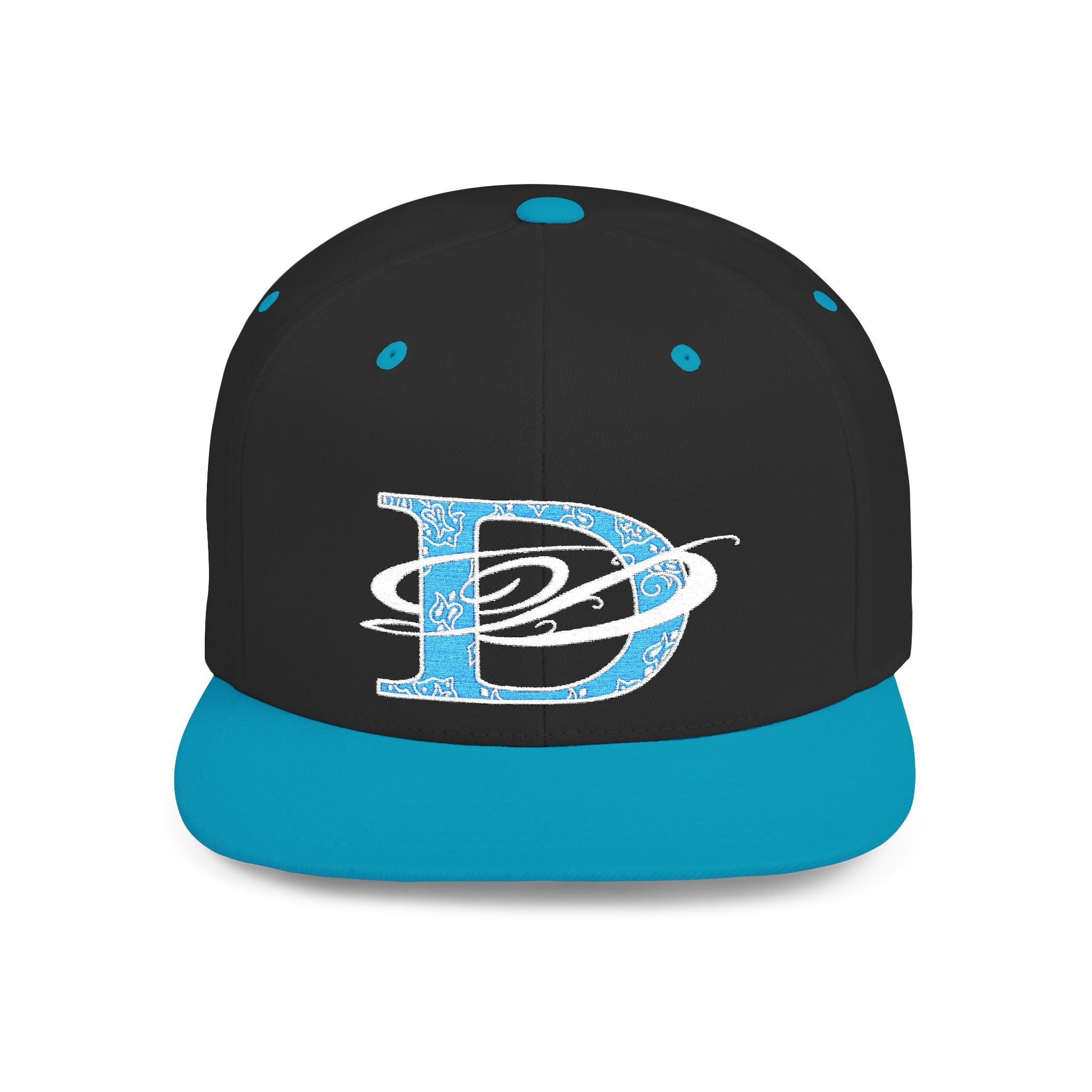 DD Bandana Logo Flat Bill Snapback Cap