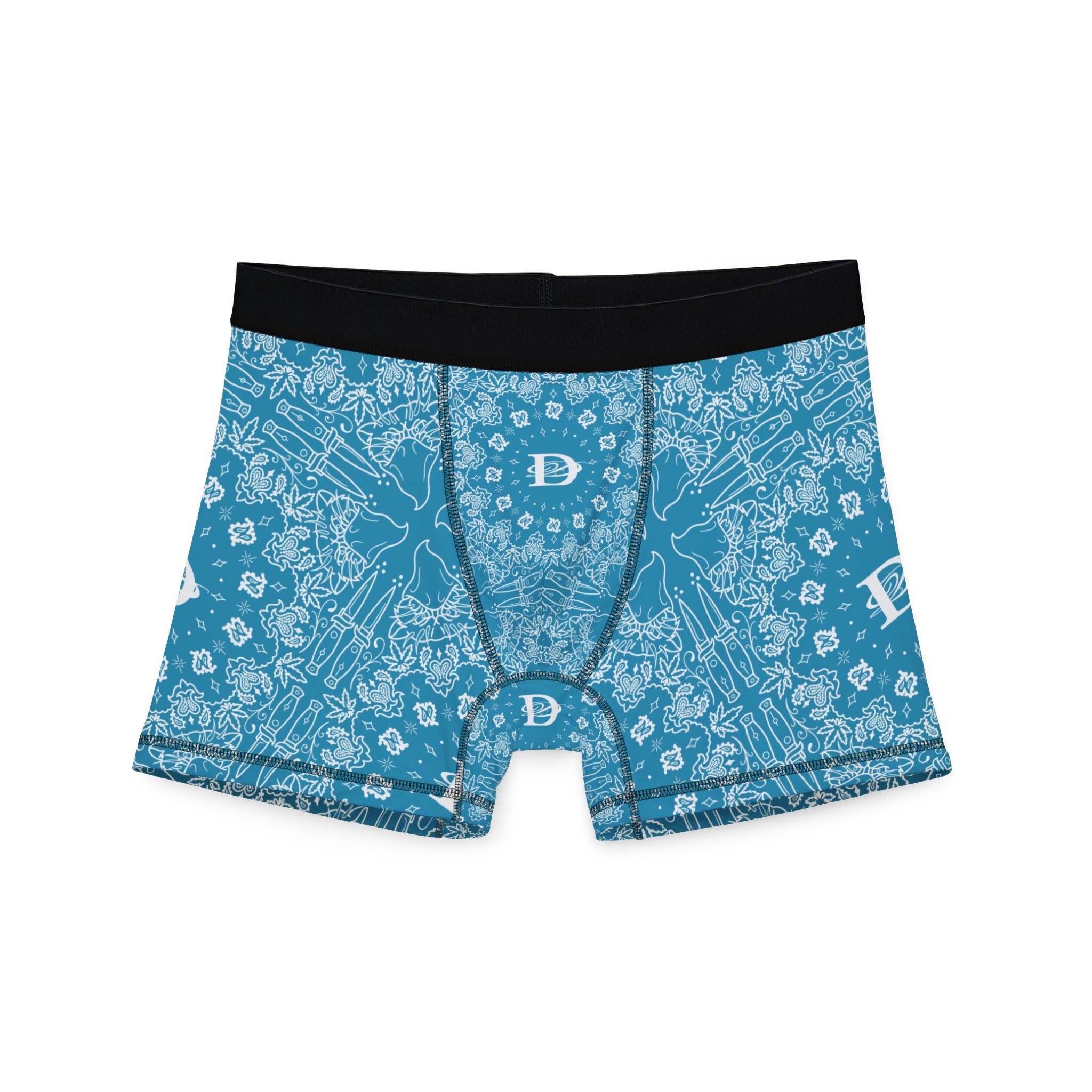 DD Custom Bandana Print Men's Boxers AOP