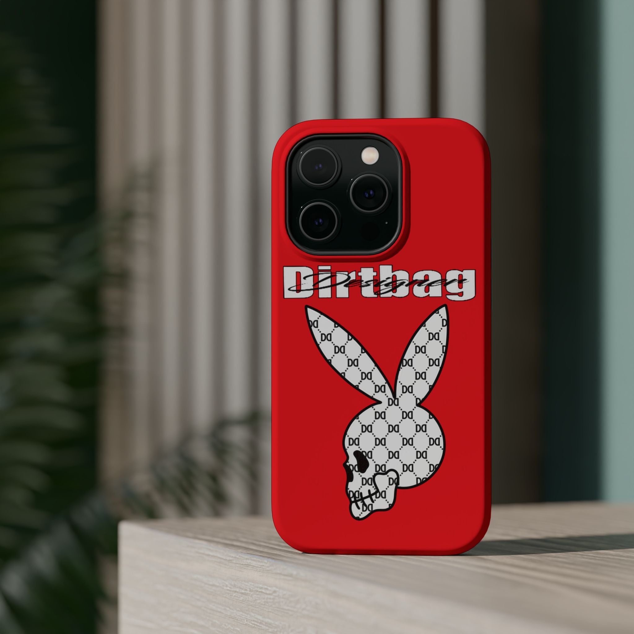 DD Monogram Bunny Skull Magnetic Phone Case