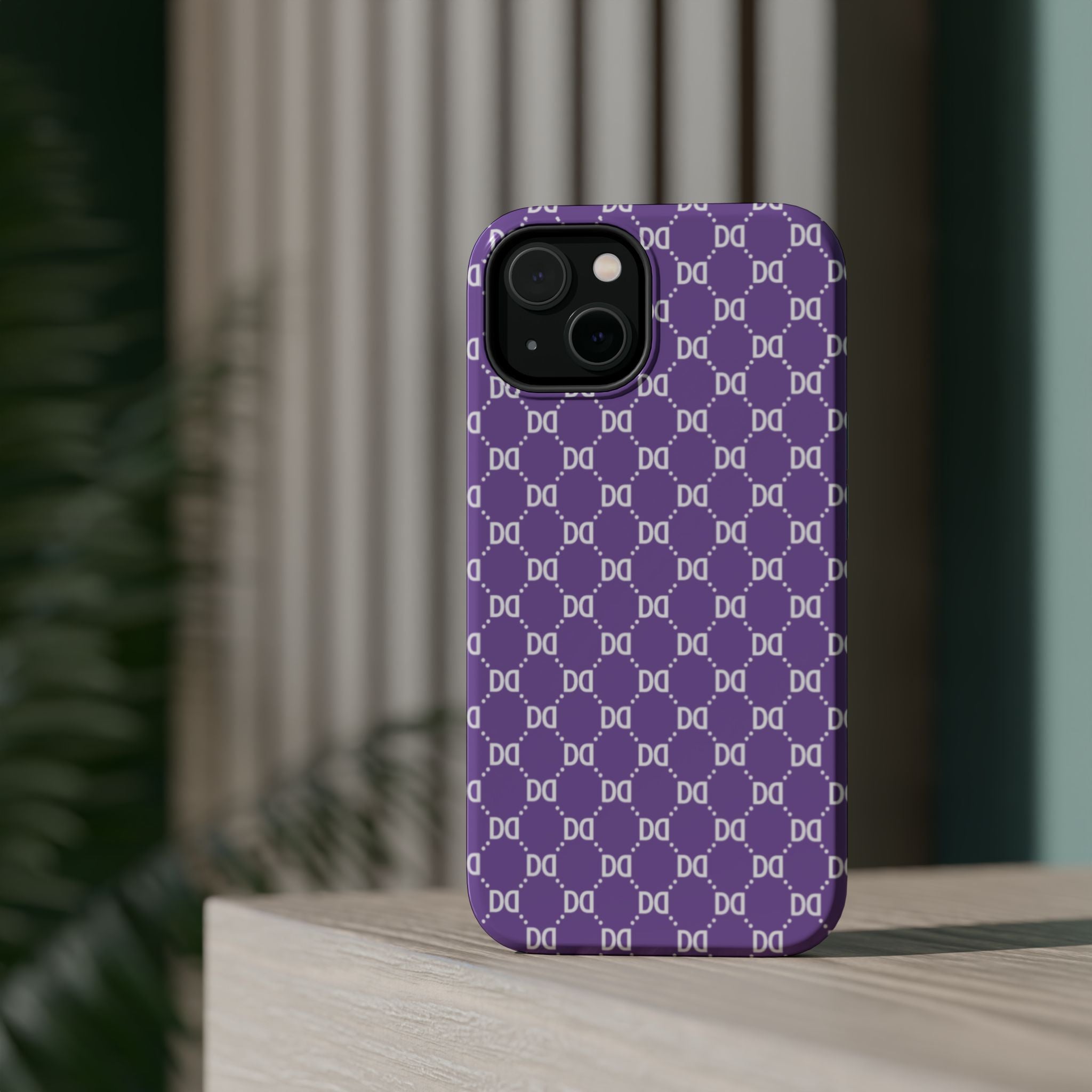 DD Monogram Pattern Magnetic Phone Case
