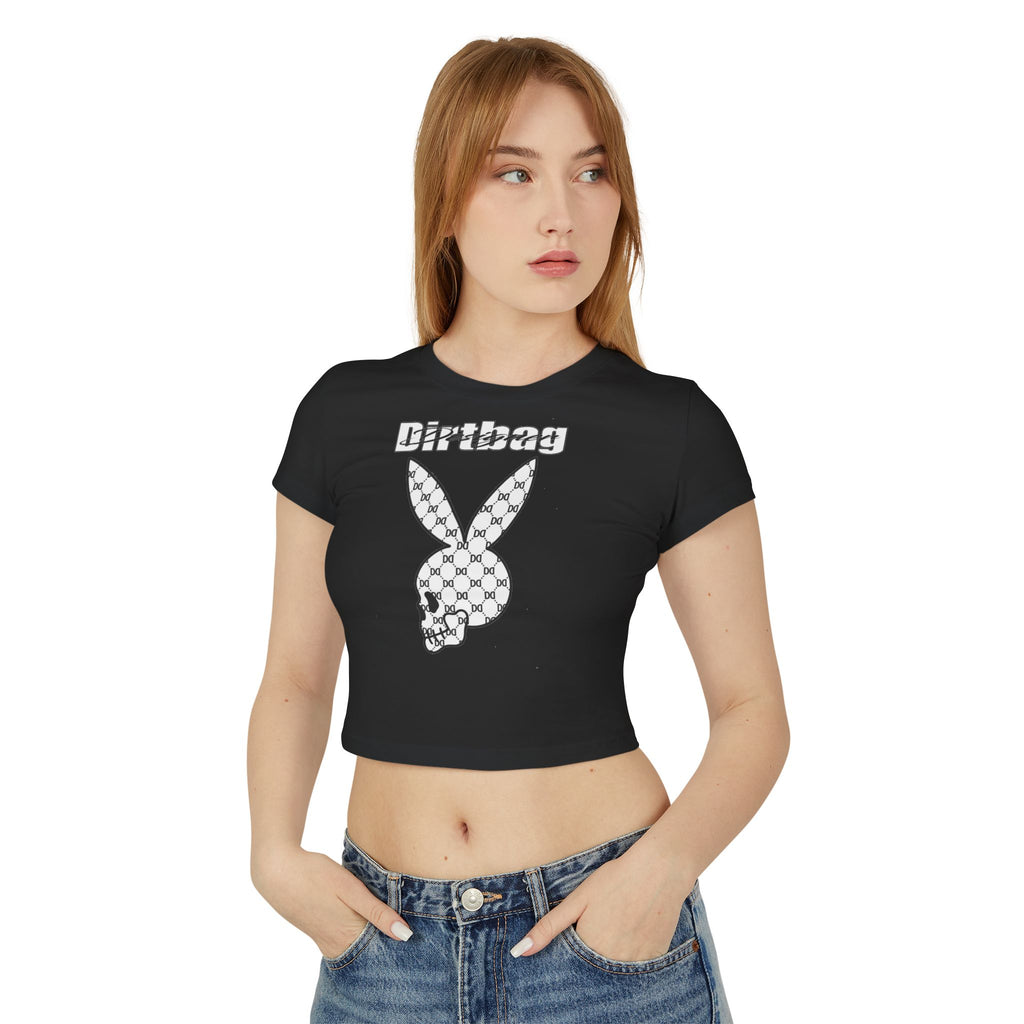 DD Monogram Bunny Skull Women's Baby Tee