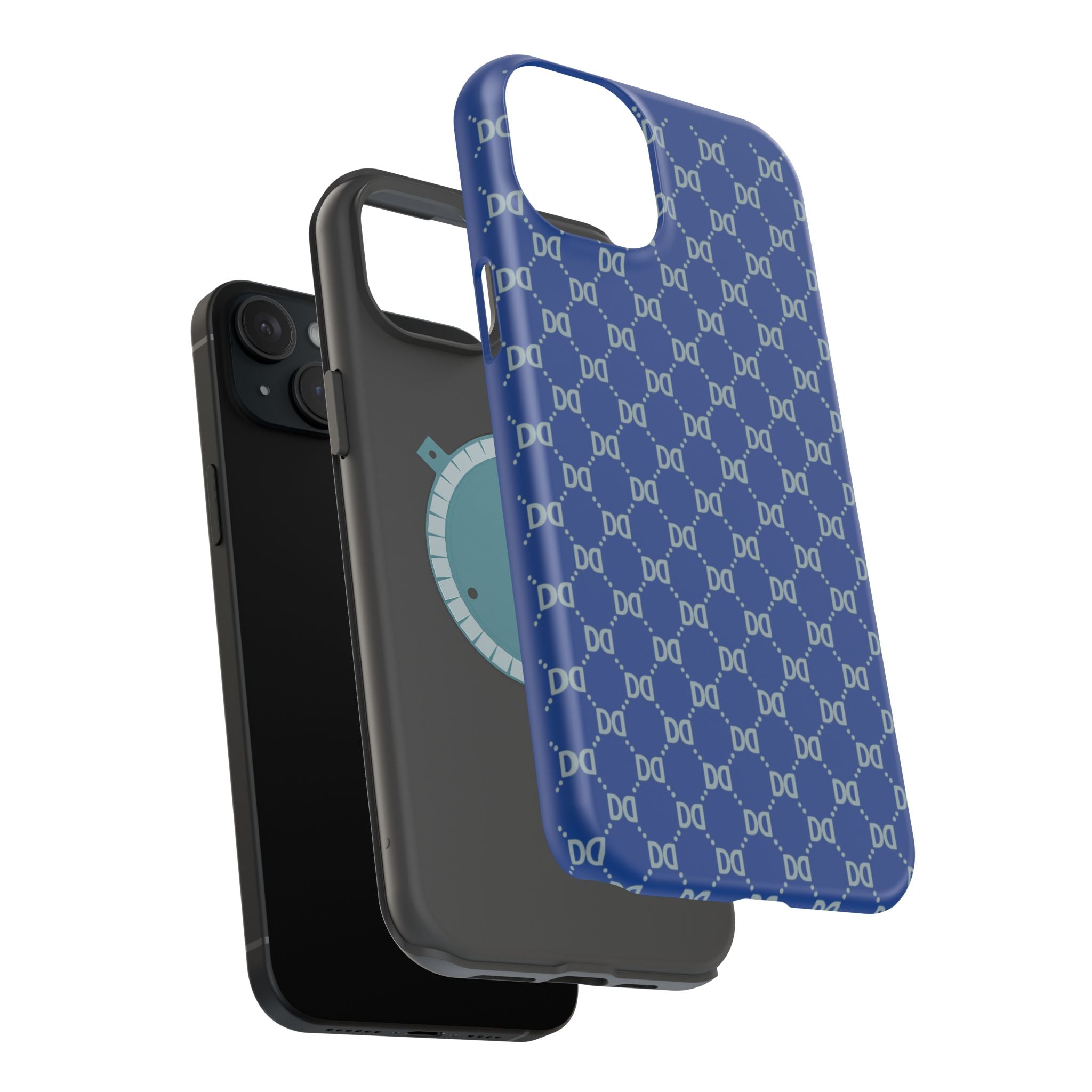 DD Monogram Pattern Magnetic Phone Case