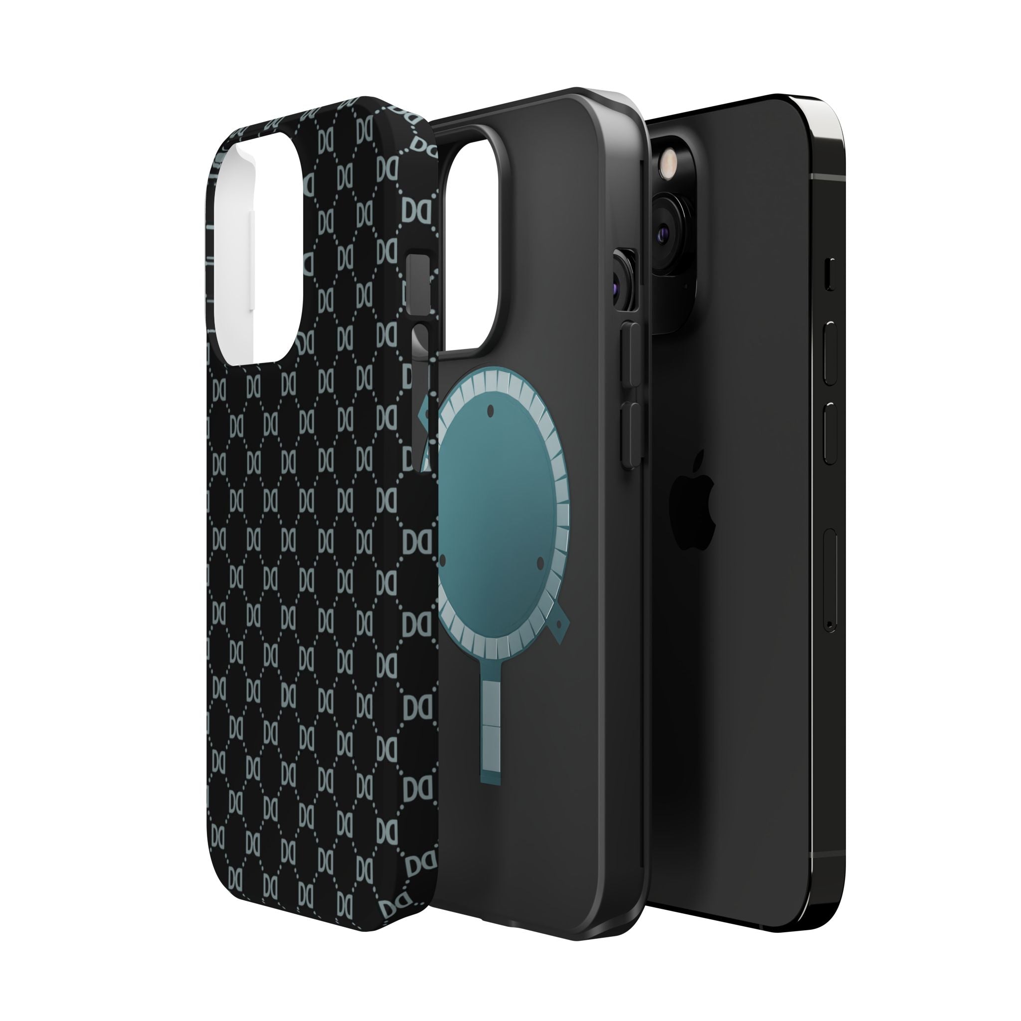 DD Monogram Pattern Magnetic Phone Case