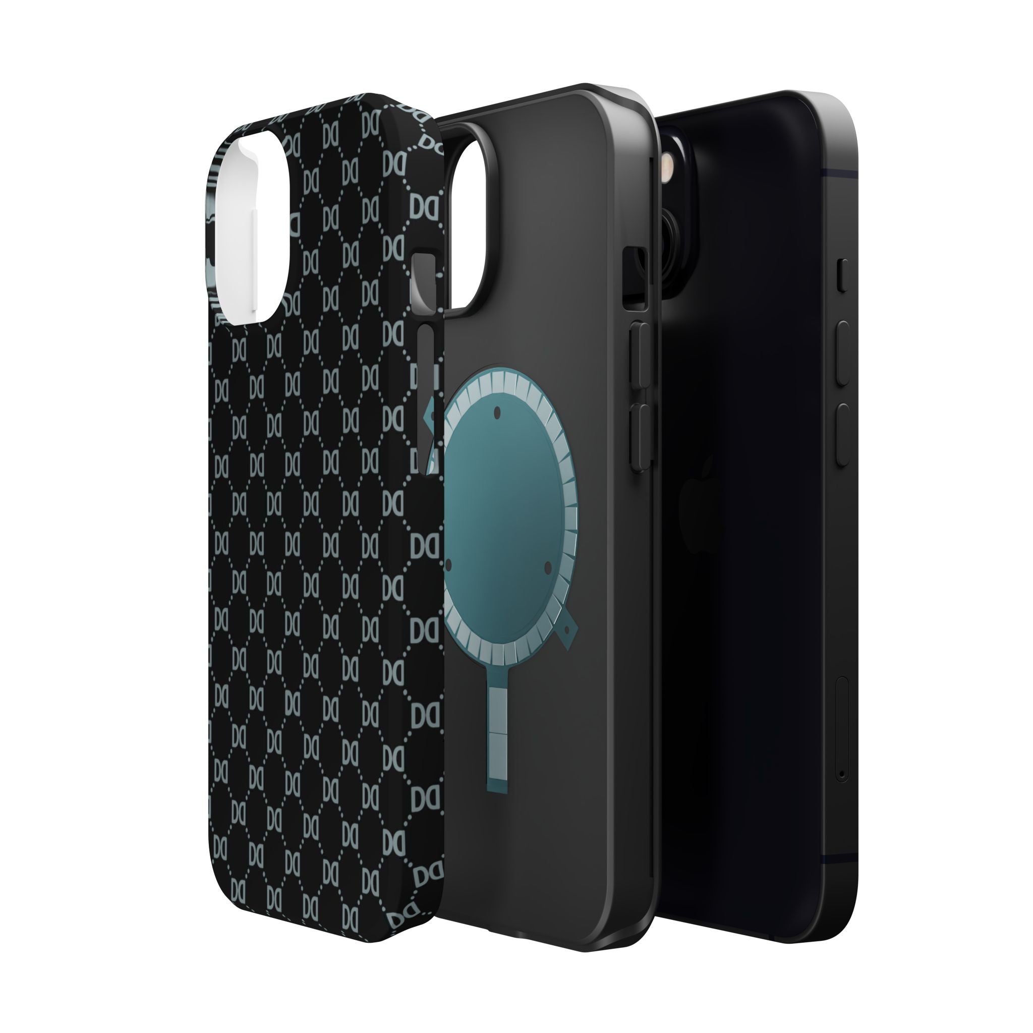 DD Monogram Pattern Magnetic Phone Case
