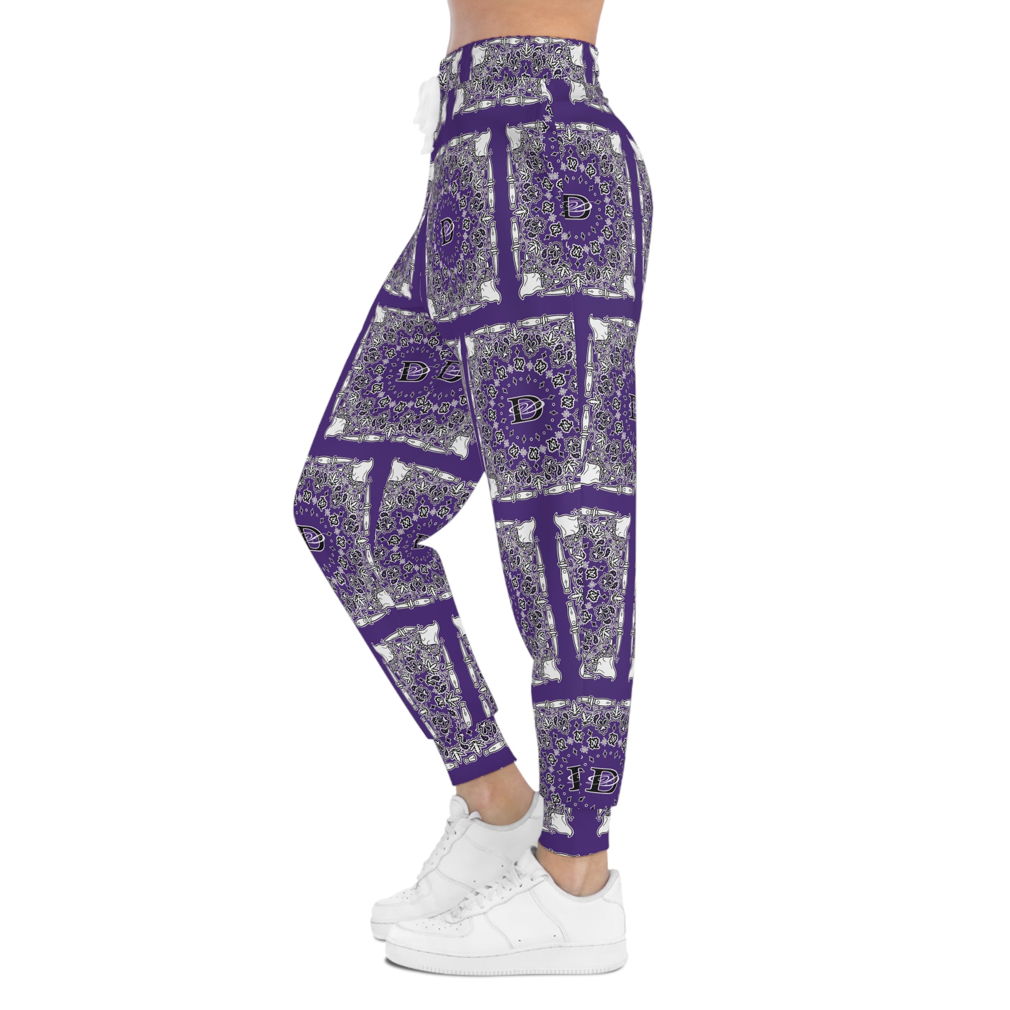 DD Custom Bandana Print Joggers AOP