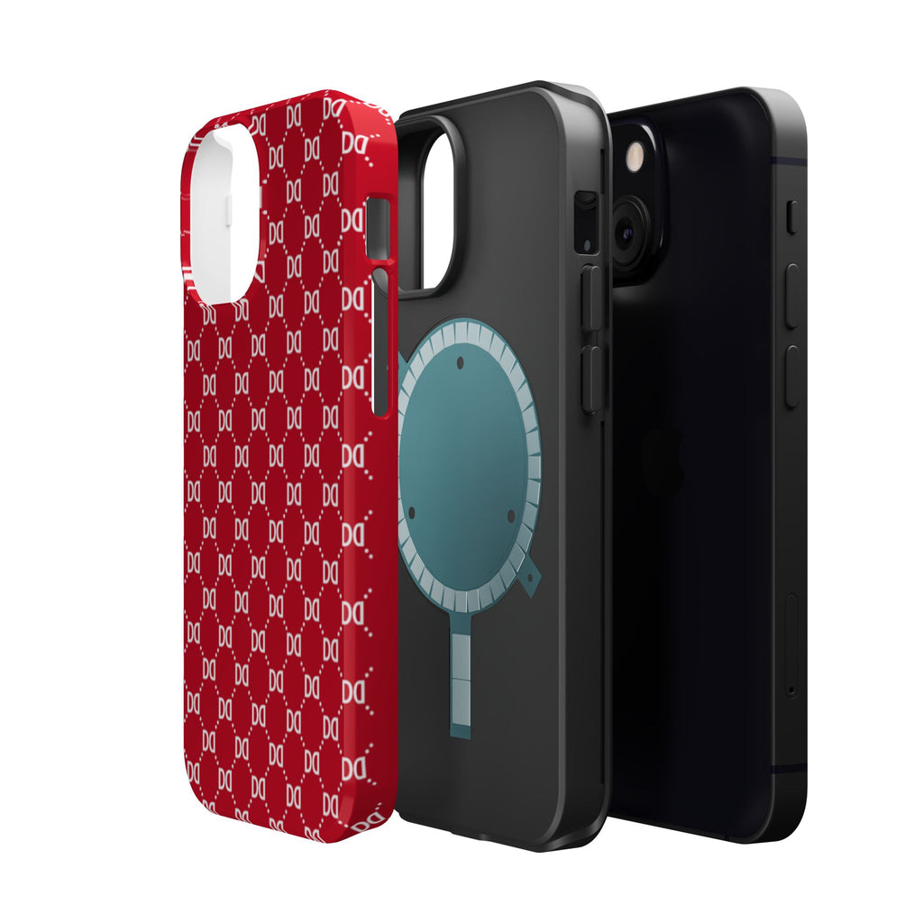 DD Monogram Pattern Magnetic Phone Case