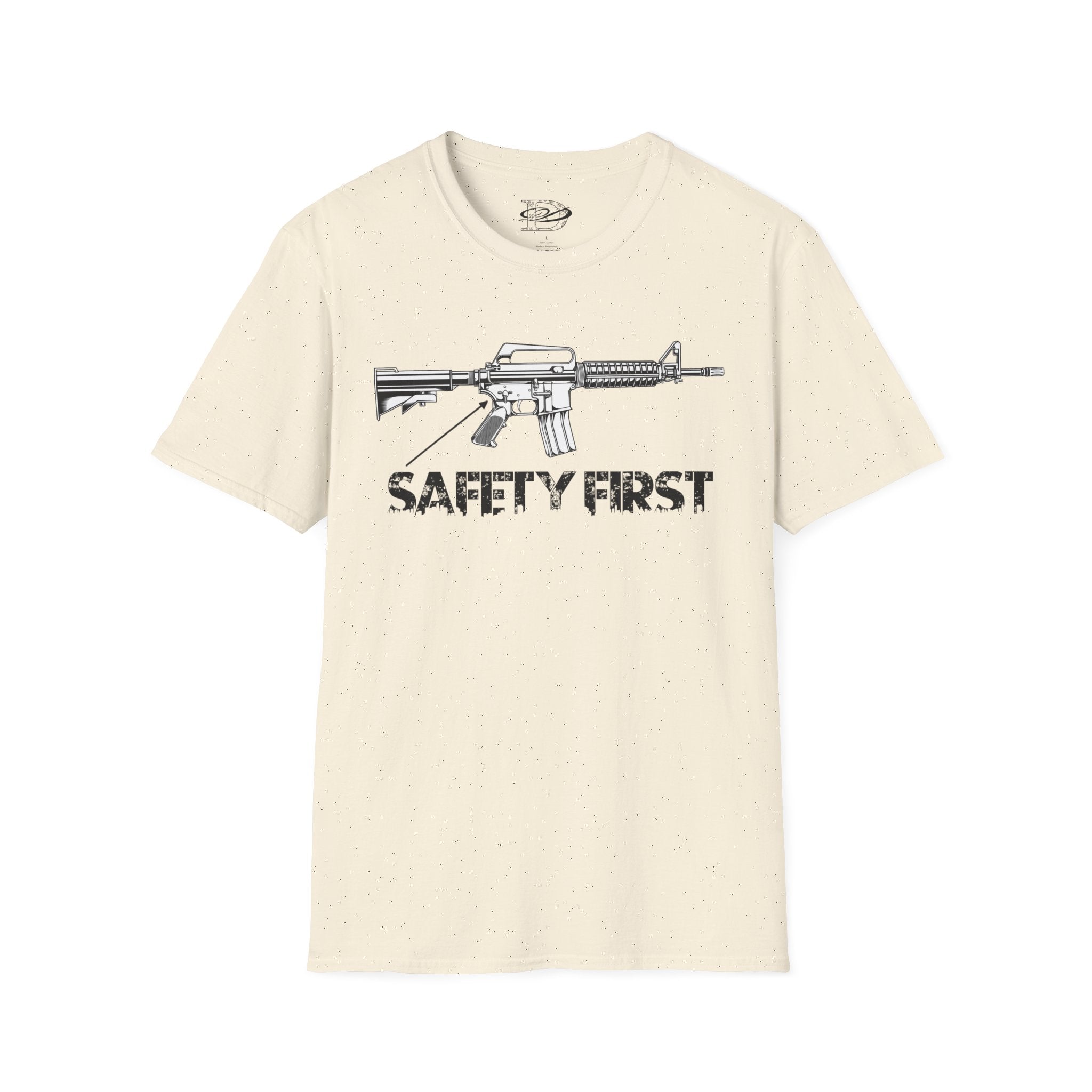 "Safety First" AR-15 Unisex Softstyle T-Shirt
