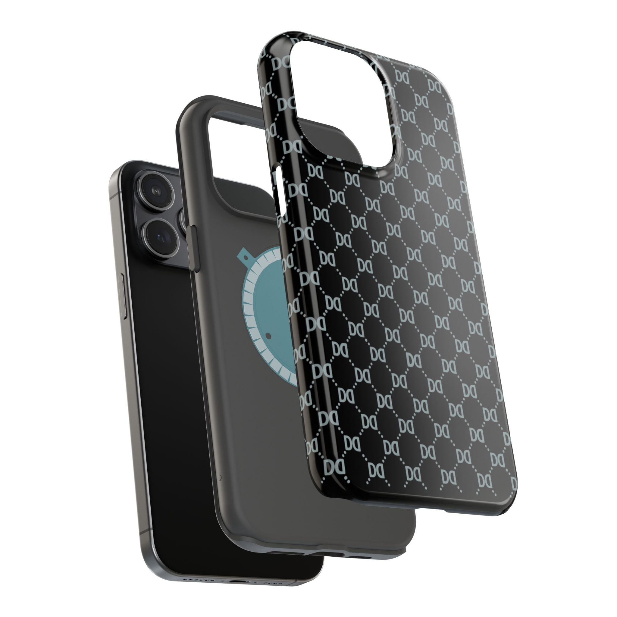 DD Monogram Pattern Magnetic Phone Case