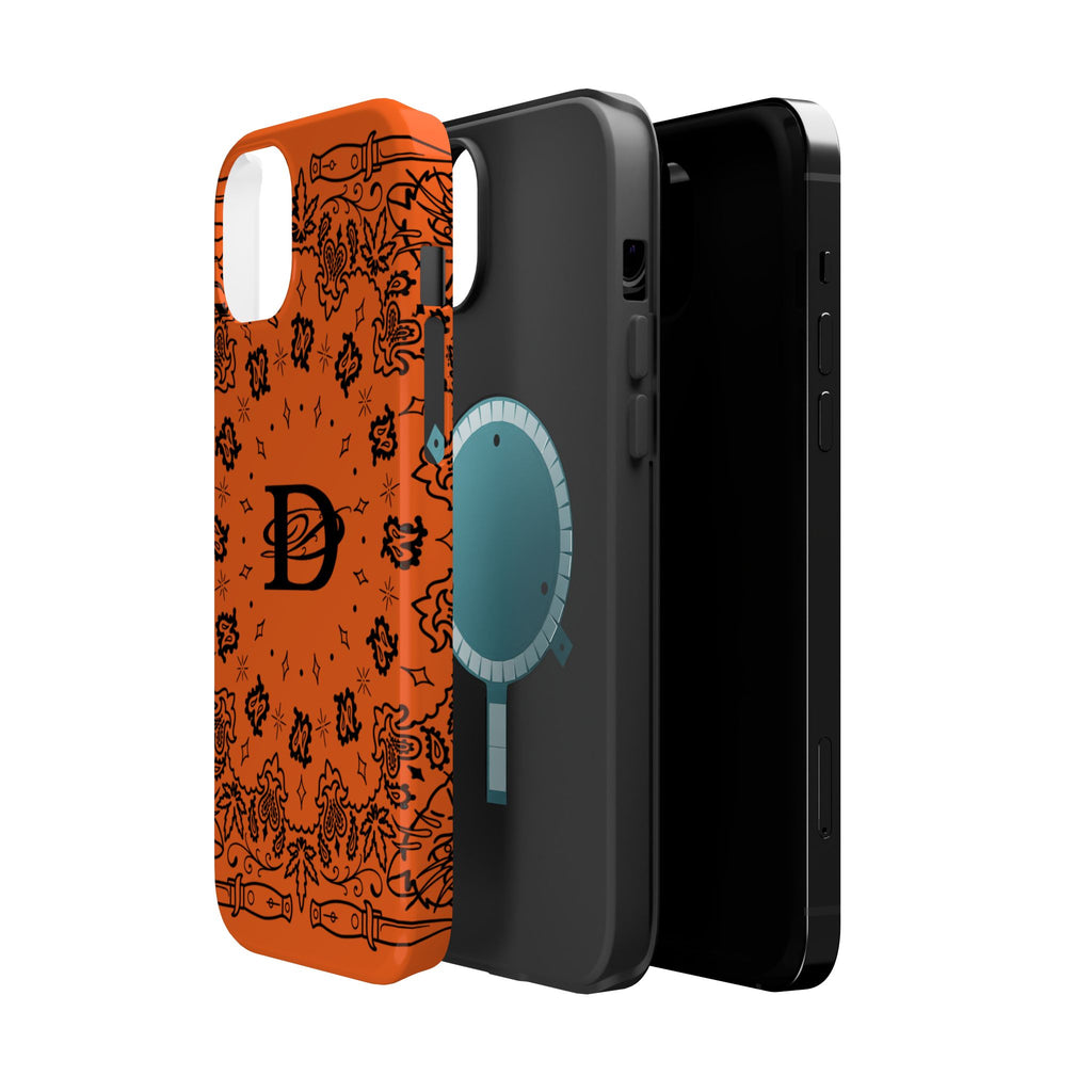 DD Custom Bandana Print Stylish Magnetic Phone Cases for Trendy Protection, Customize Your Style, Personalized Gift, Unique Design