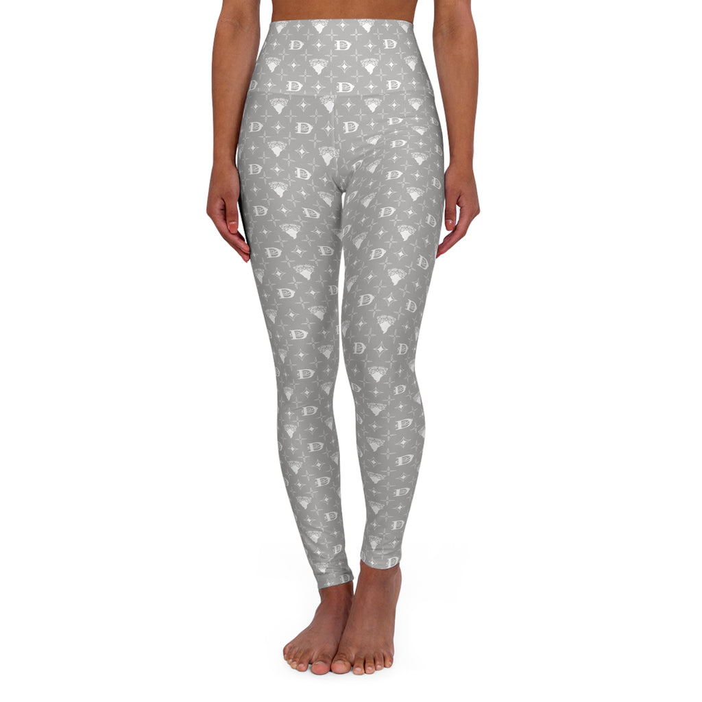 Bandito Panther Custom Monogram High Waisted Yoga Leggings AOP