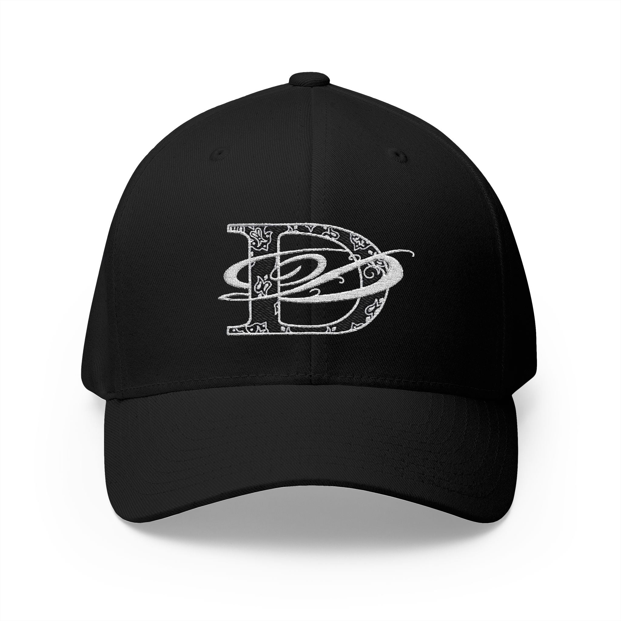 DD Bandana Logo Embroidered Closed Back Stretch Fit Cap