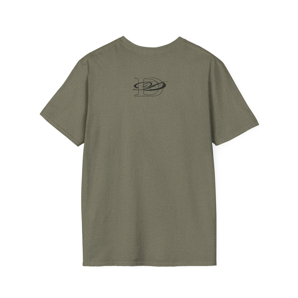 Skating Eagle Grinding on Colfax Unisex Softstyle T-Shirt