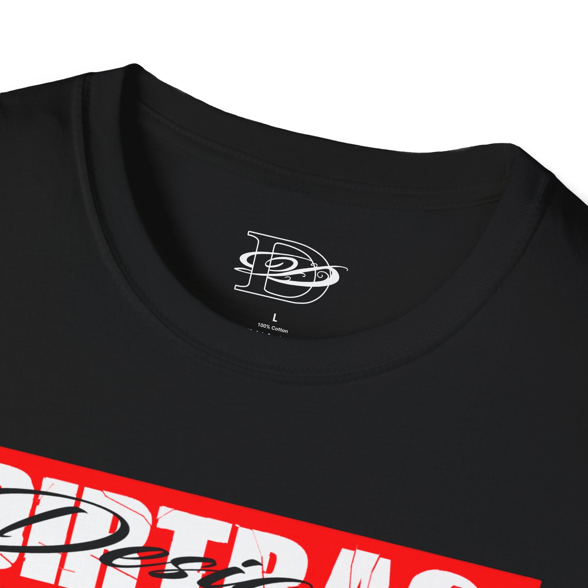 Broken Dirtbag Logo Graphic Unisex Softstyle T-Shirt, Casual Wear, Streetwear, Urban Fashion, Tattoo