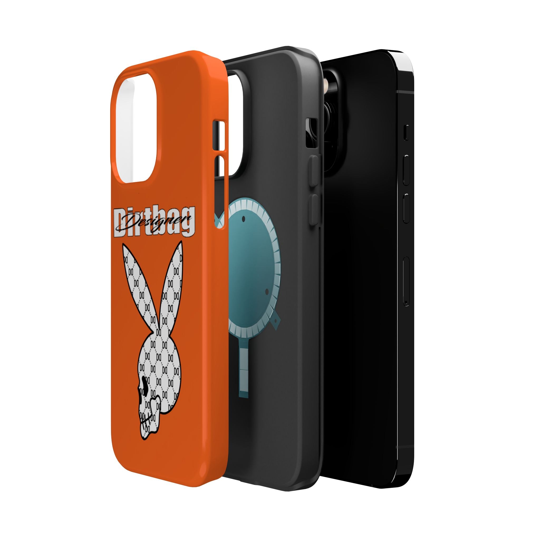 DD Monogram Bunny Skull Magnetic Phone Case