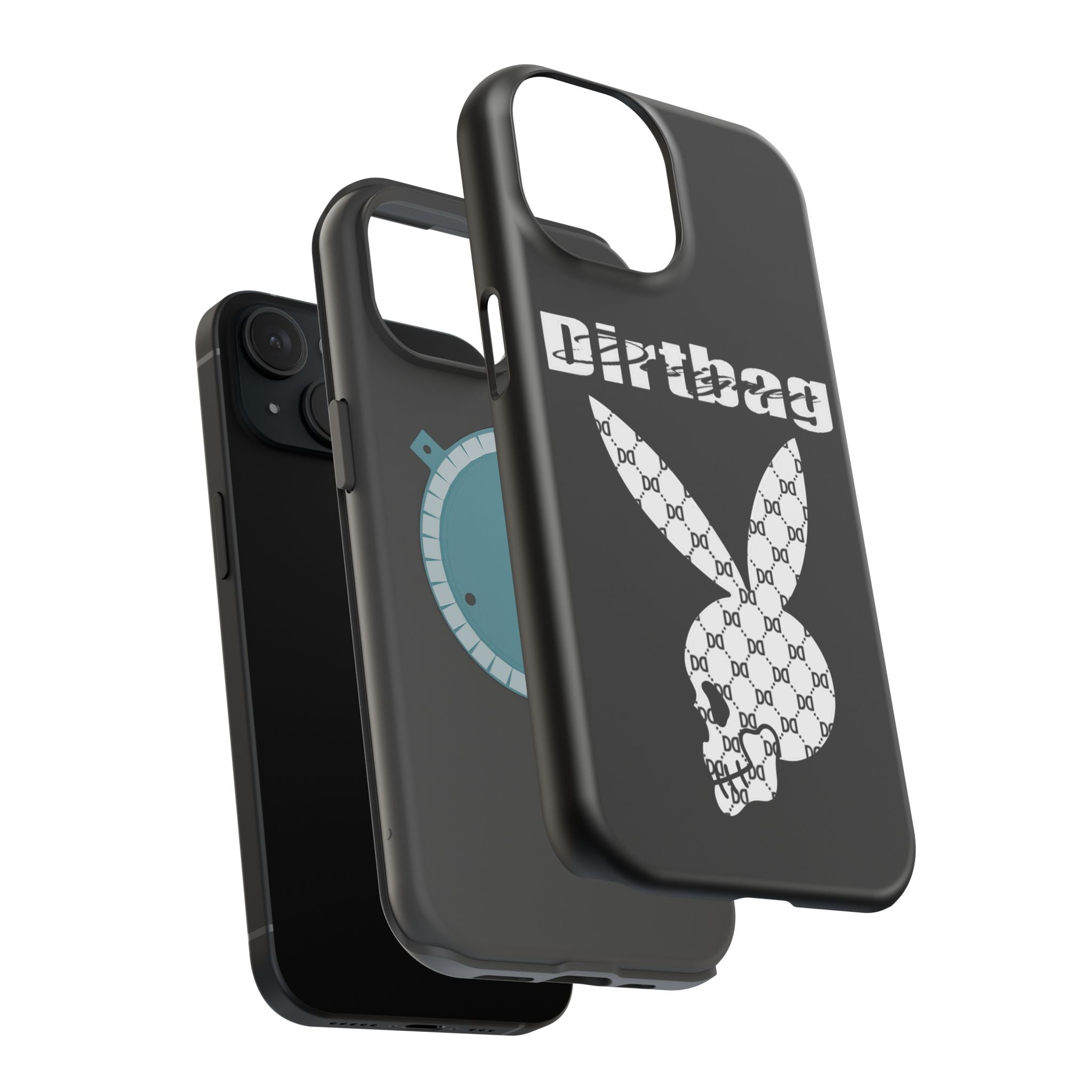 DD Monogram Bunny Skull Magnetic Phone Case