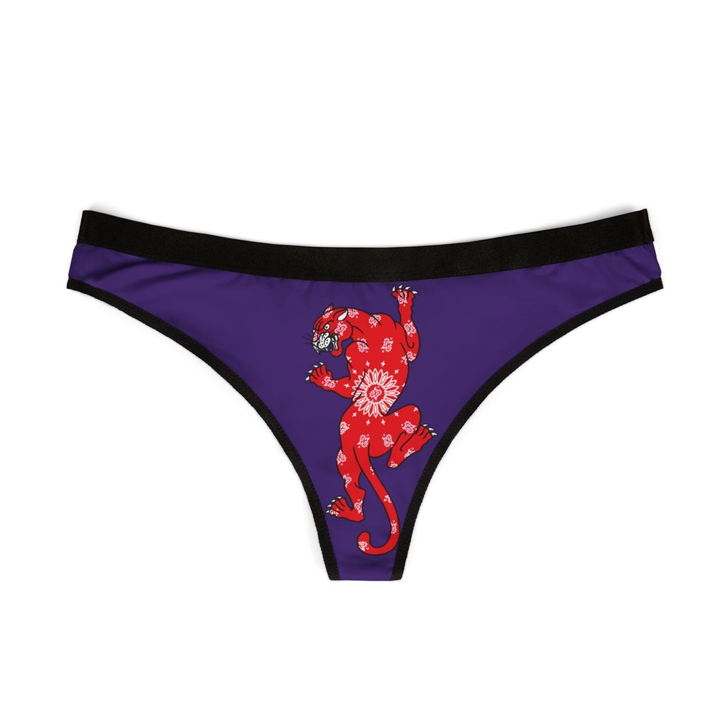 Climbing Panther w/Bandana Women's Thong Underwear | Underwear, Tattoo, Streetwear, Designer, Fashion