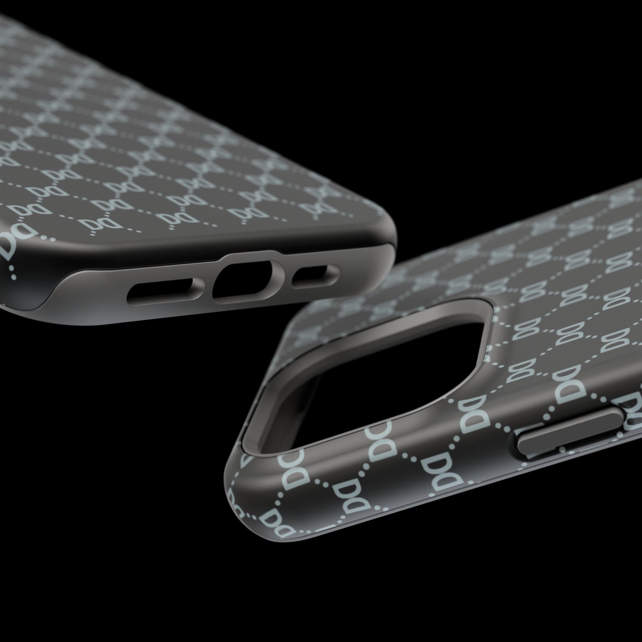 DD Monogram Pattern Magnetic Phone Case