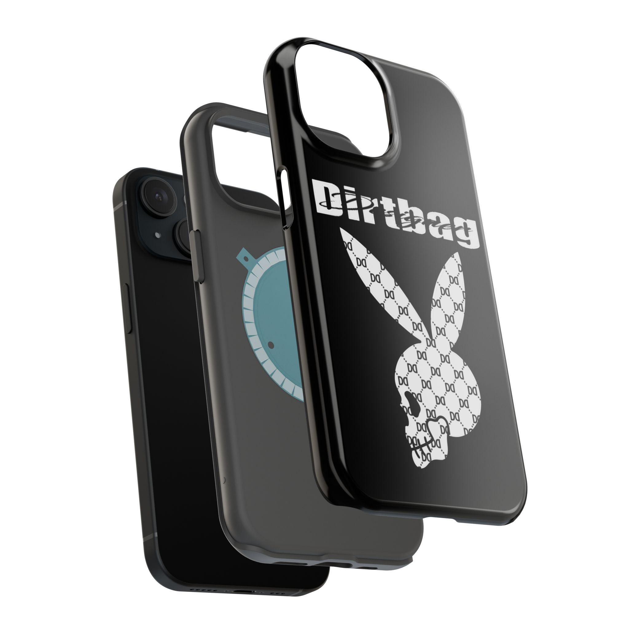 DD Monogram Bunny Skull Magnetic Phone Case