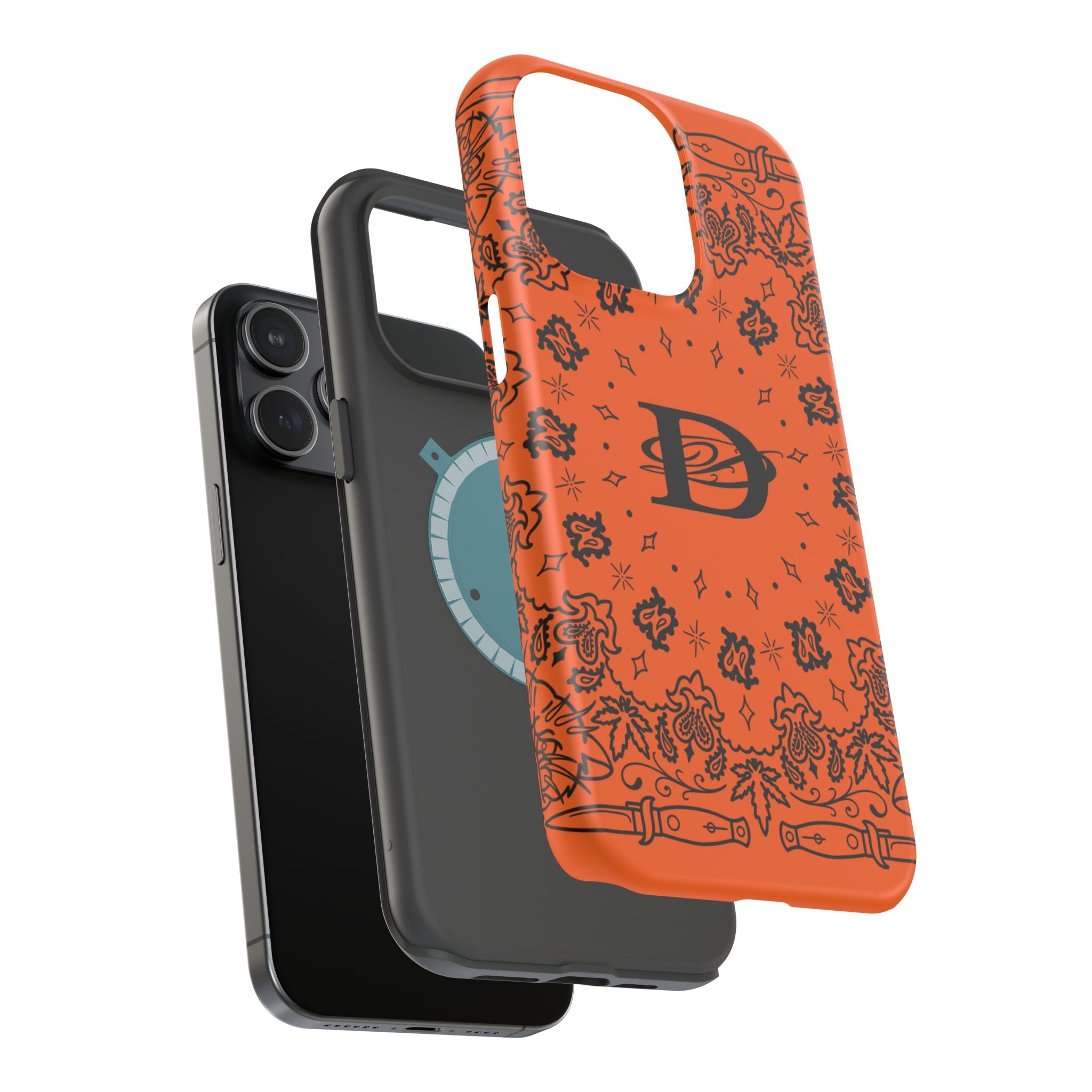 DD Custom Bandana Print Stylish Magnetic Phone Cases for Trendy Protection, Customize Your Style, Personalized Gift, Unique Design