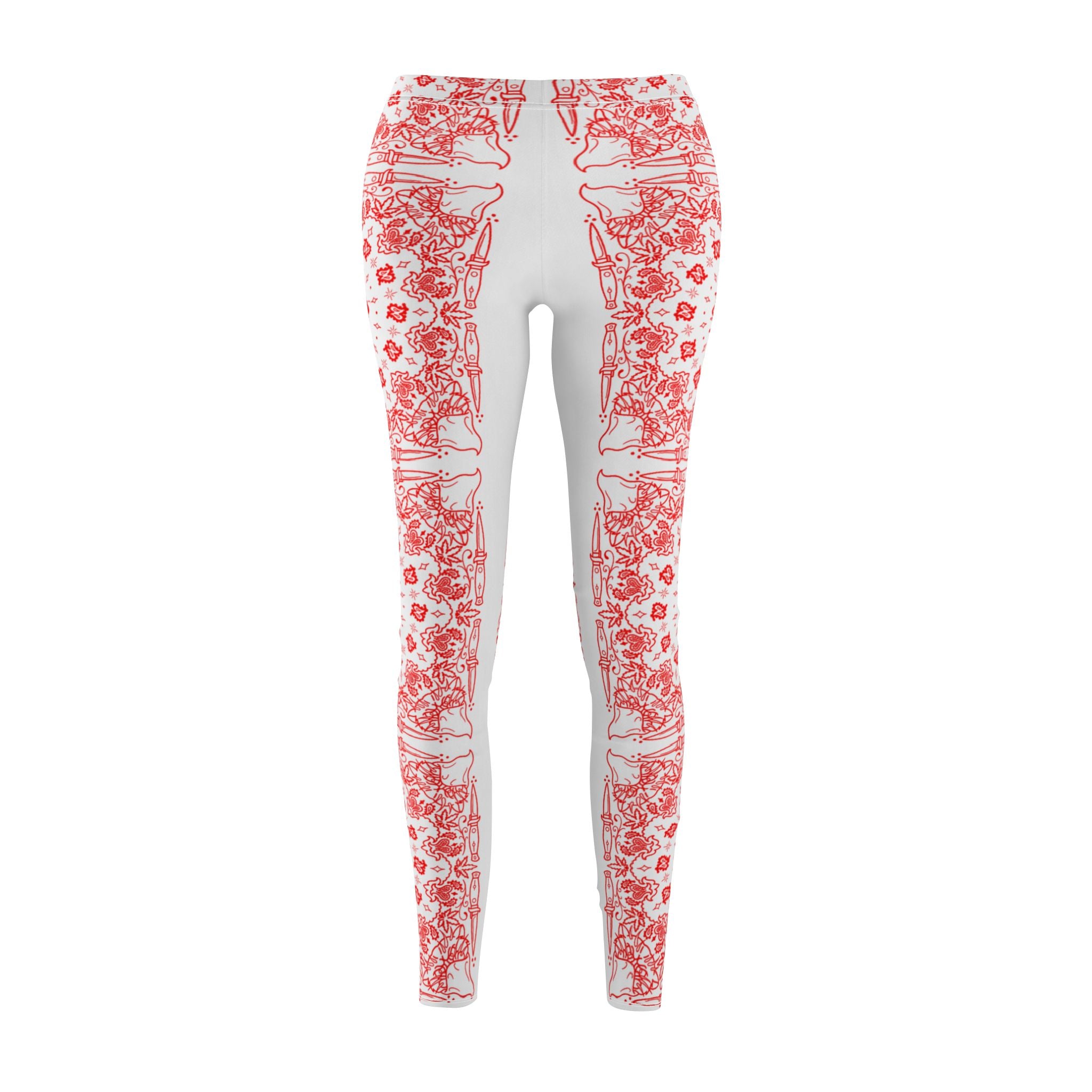 DD Custom Bandana Print Women's Casual Leggings AOP