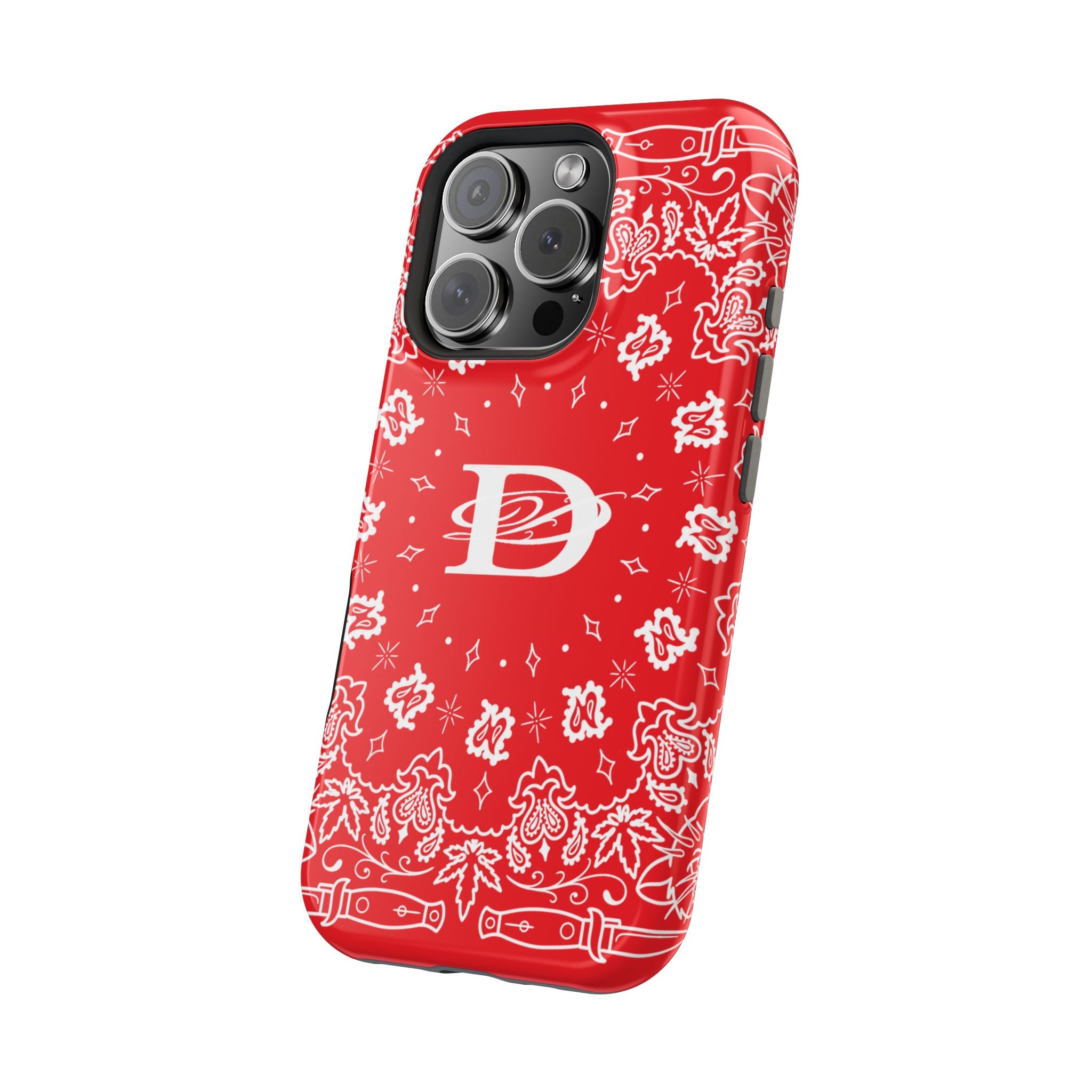 DD Custom Bandana Print Magnetic iPhone Case