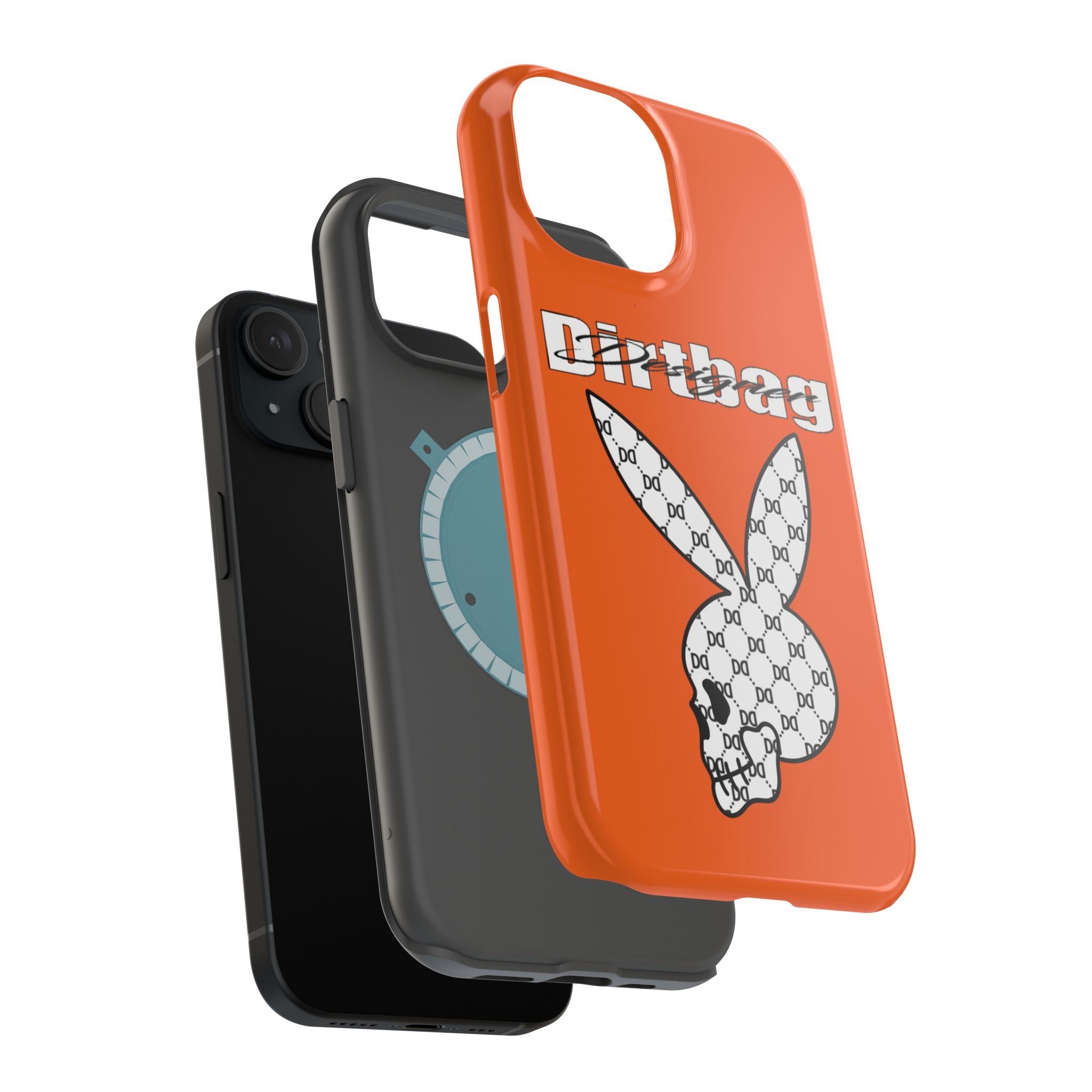DD Monogram Bunny Skull Magnetic Phone Case
