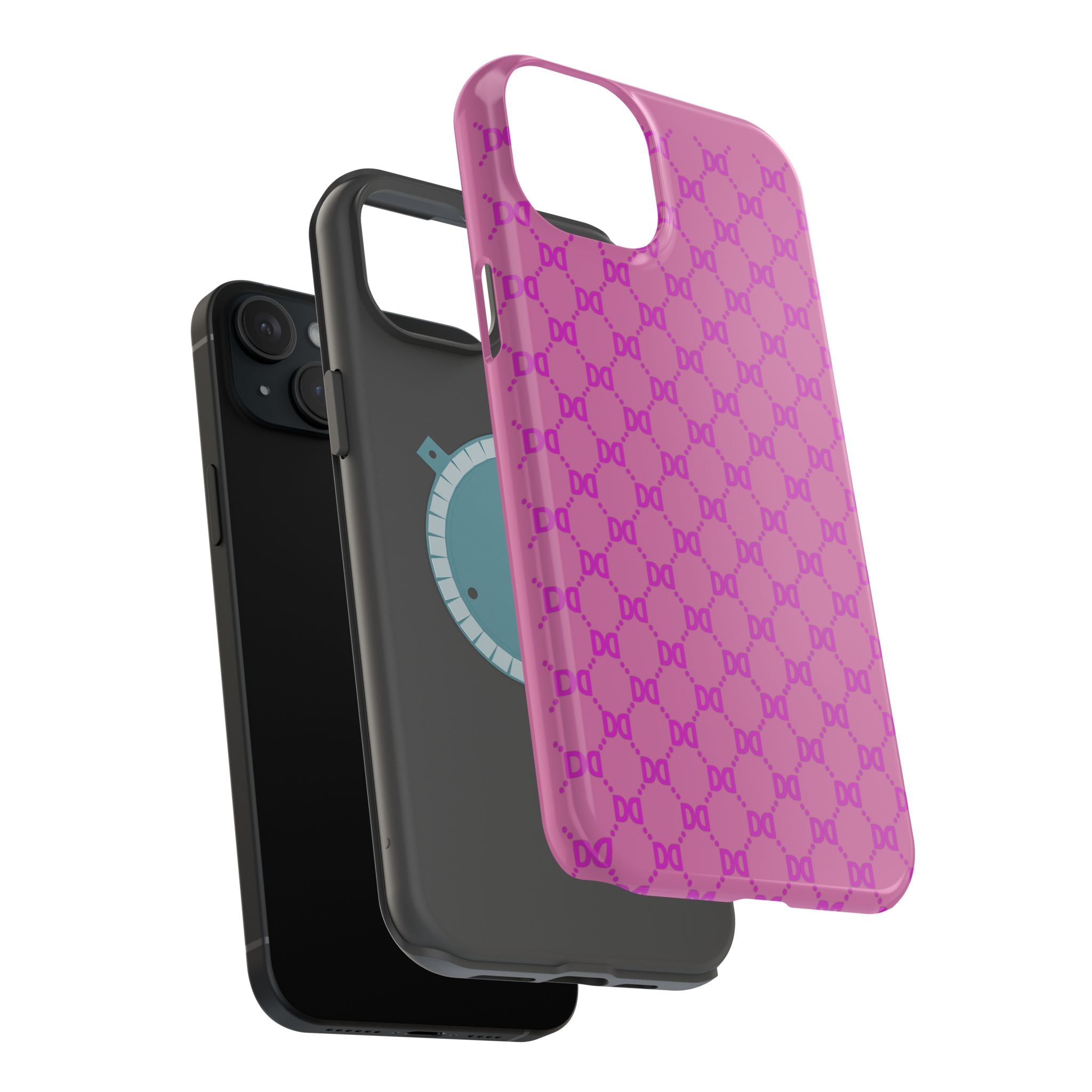 DD Monogram Pattern Magnetic Phone Case