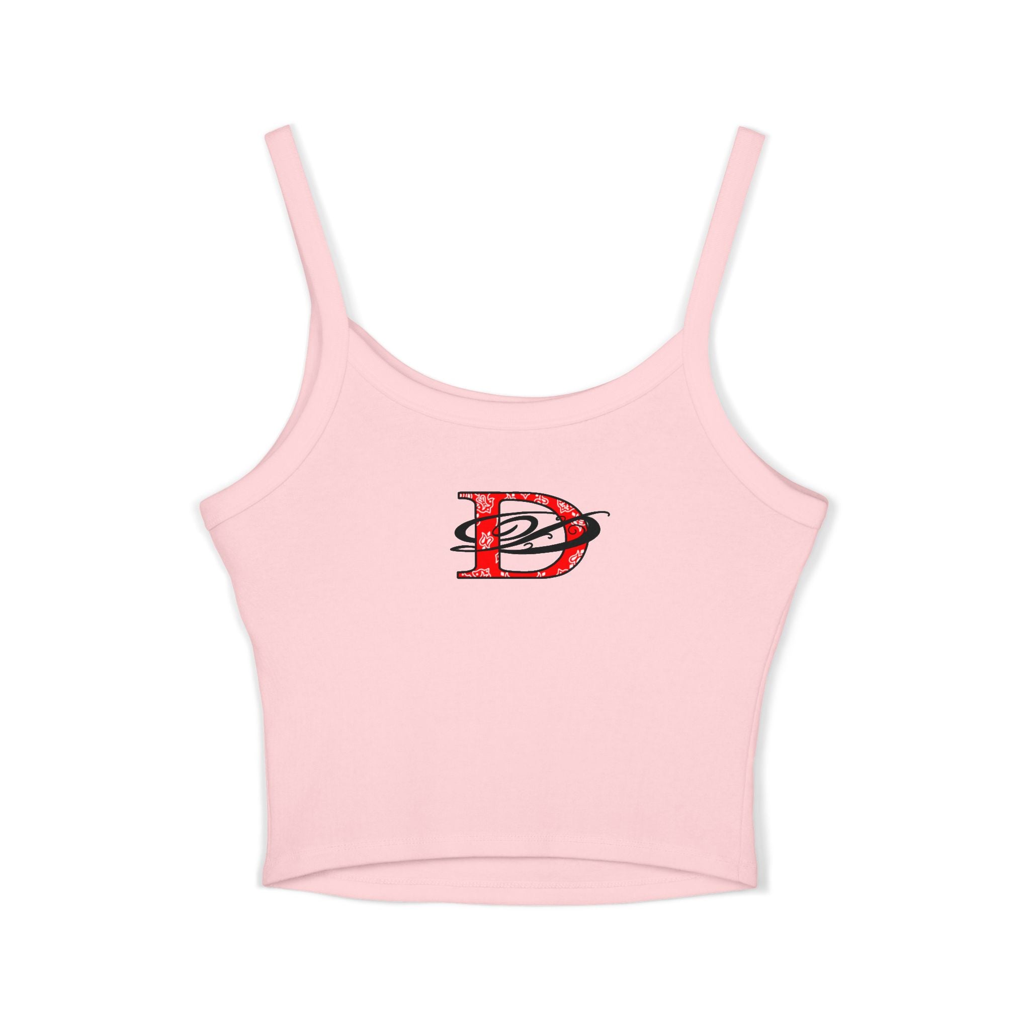 DD Climbing Panther w/Bandana Spaghetti Strap Tank Top