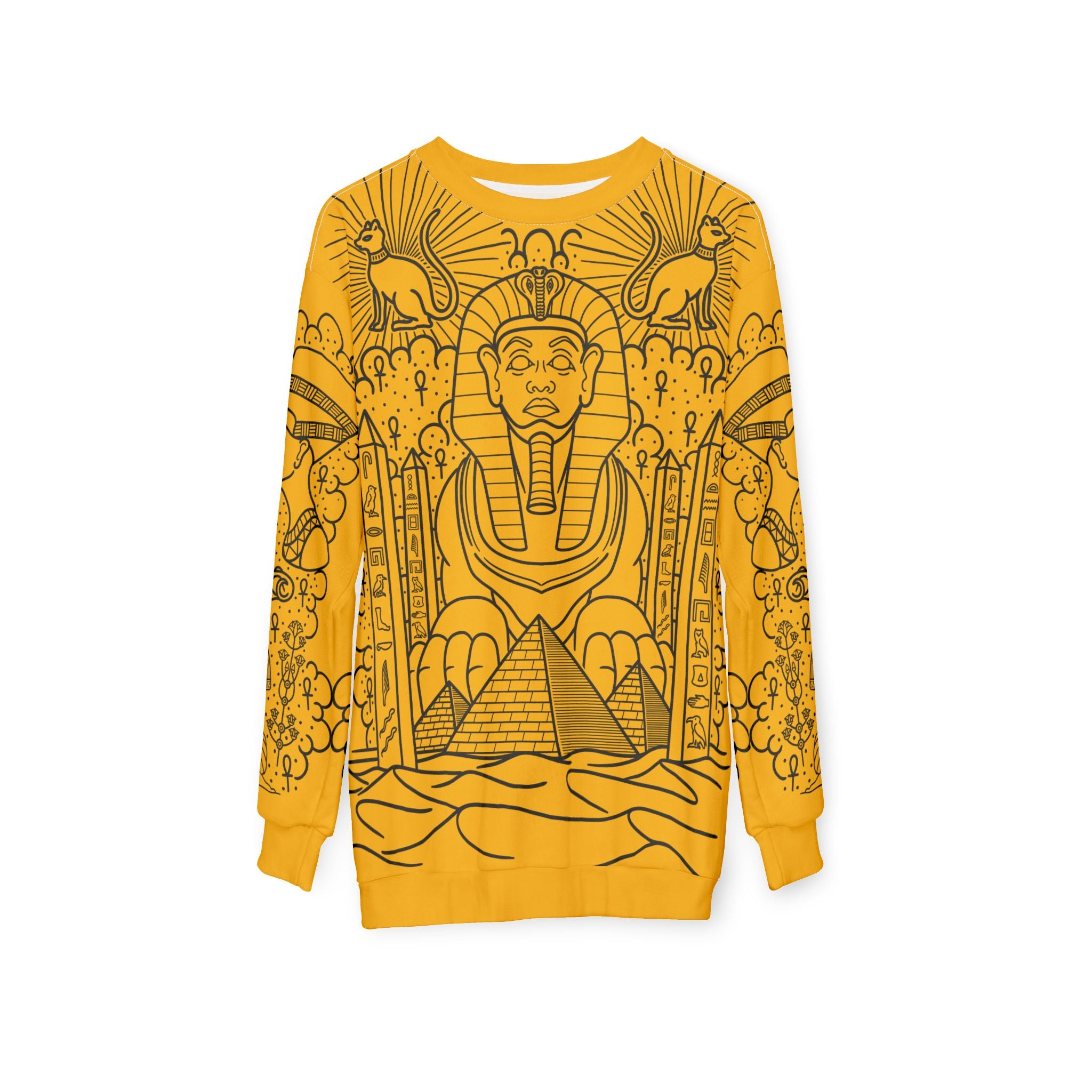 Ancient Egypt Tattoo Body Suit Unisex Crewneck Sweatshirt AOP