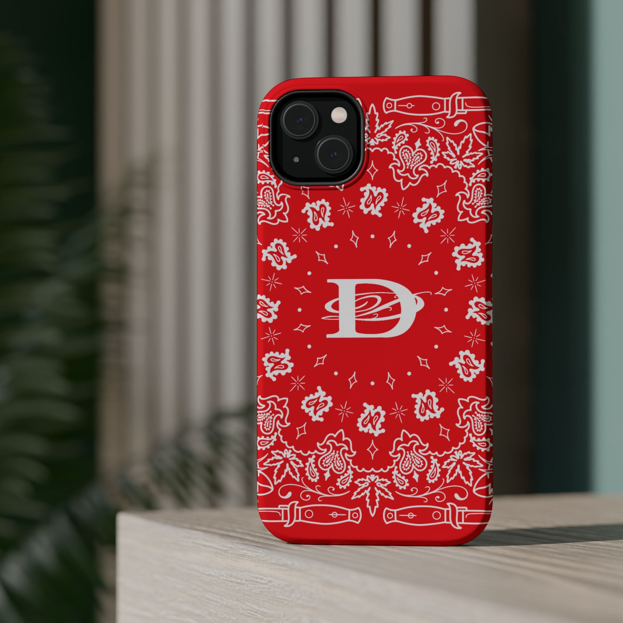 DD Custom Bandana Print Magnetic Case iPhone/Samsung