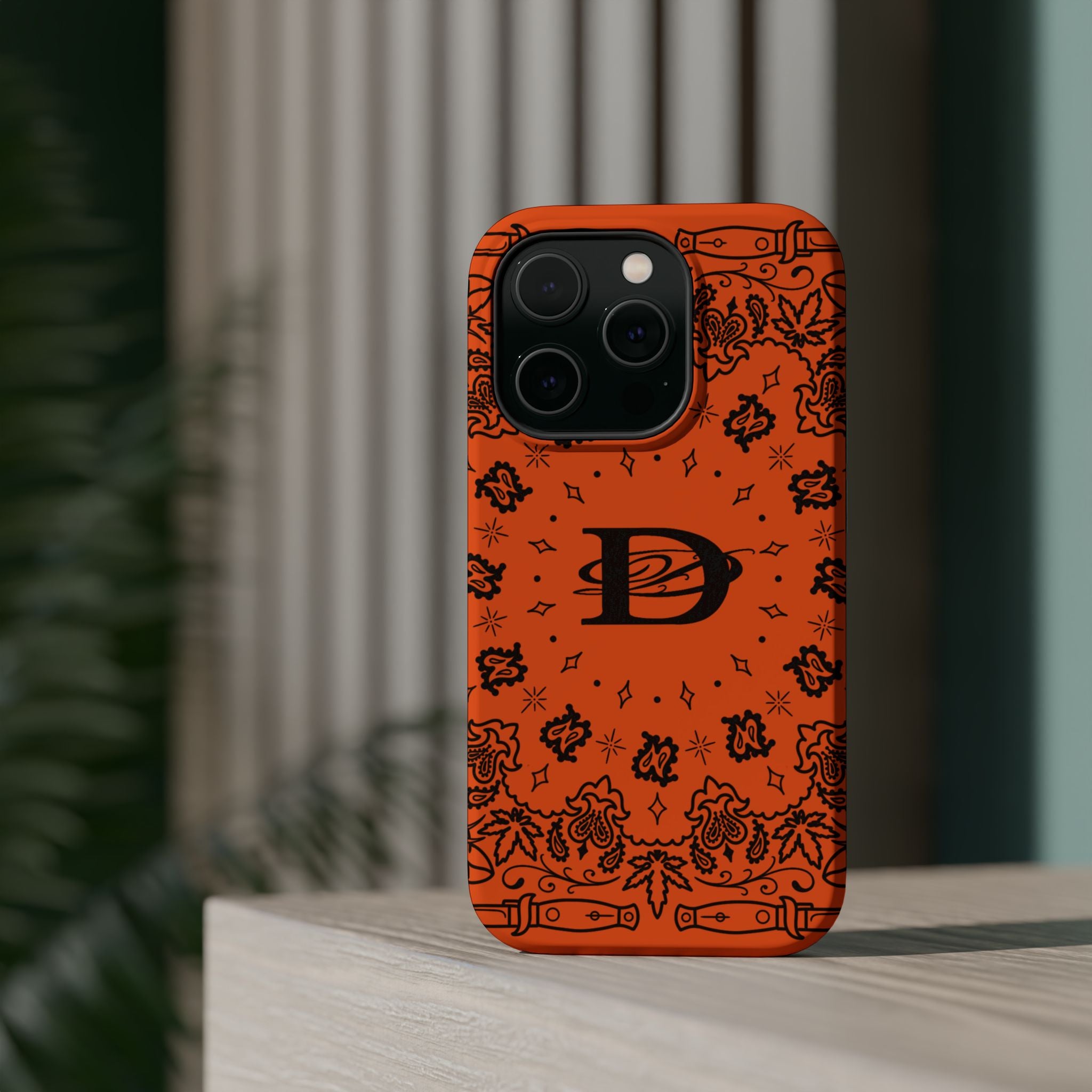 DD Custom Bandana Print Stylish Magnetic Phone Cases for Trendy Protection, Customize Your Style, Personalized Gift, Unique Design