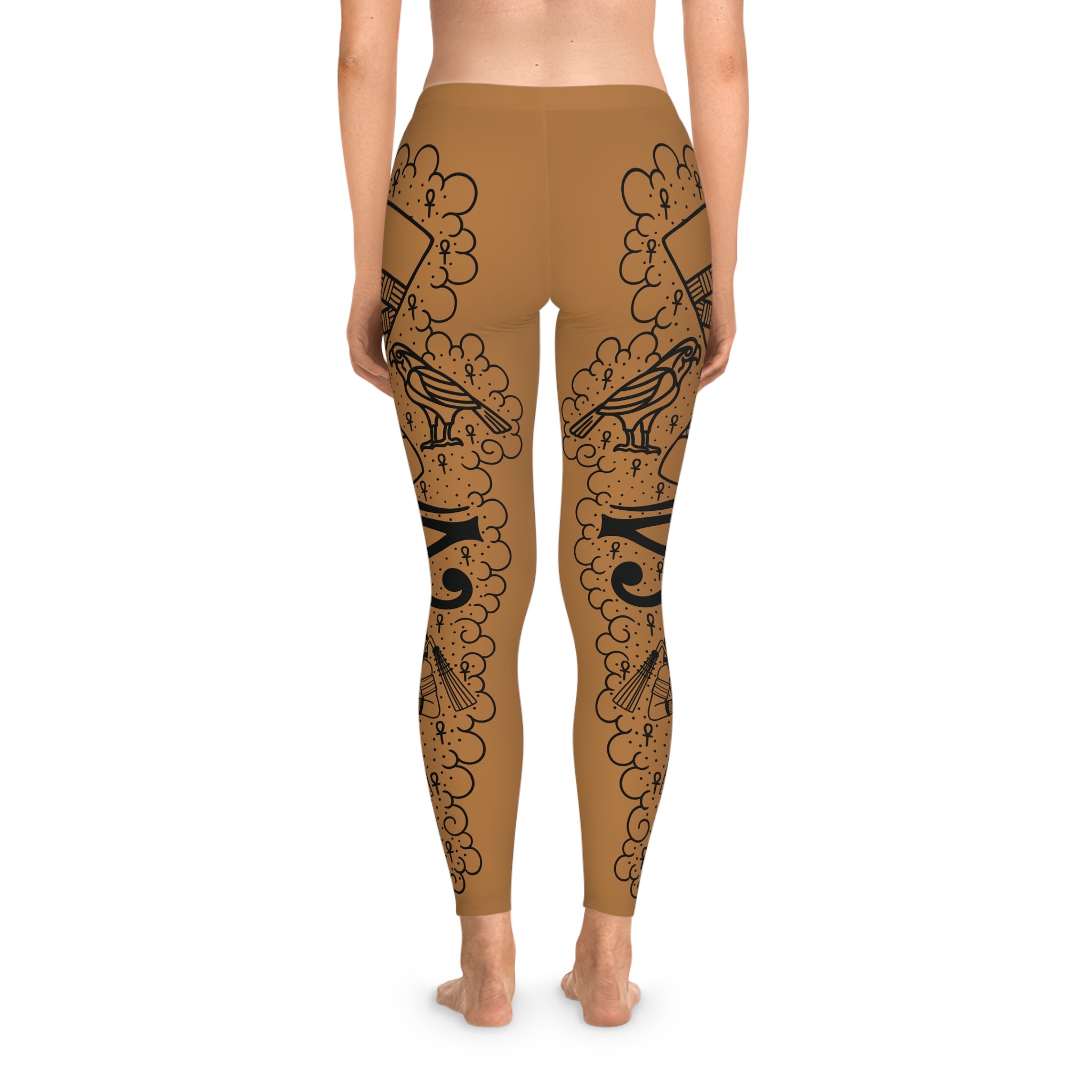 Ancient Egyptian Tattoo Leg Sleeve Women's Casual Leggings AOP