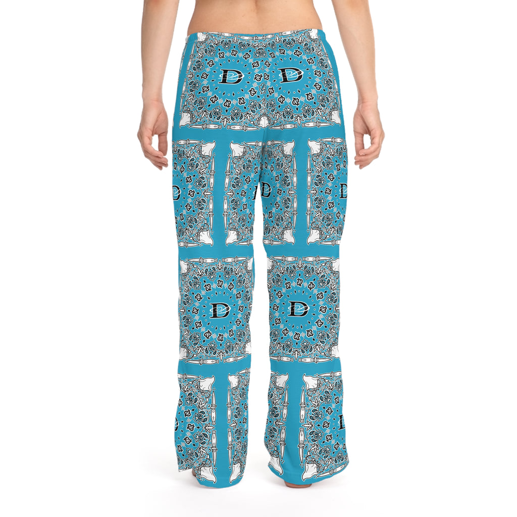 DD Custom Bandana Print Women's Pajama Pants AOP
