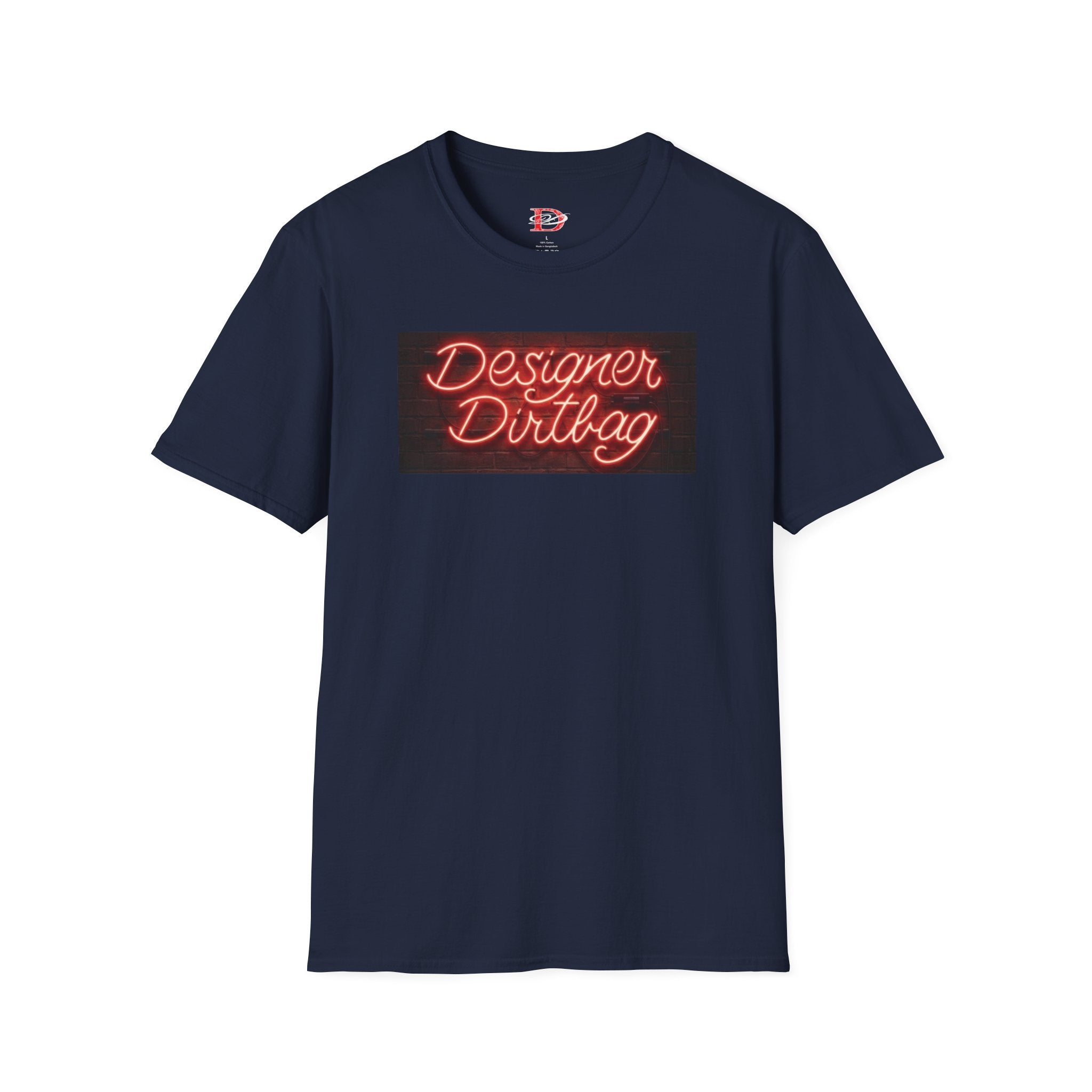 DD Neon Sign Softstyle Unisex T-Shirt