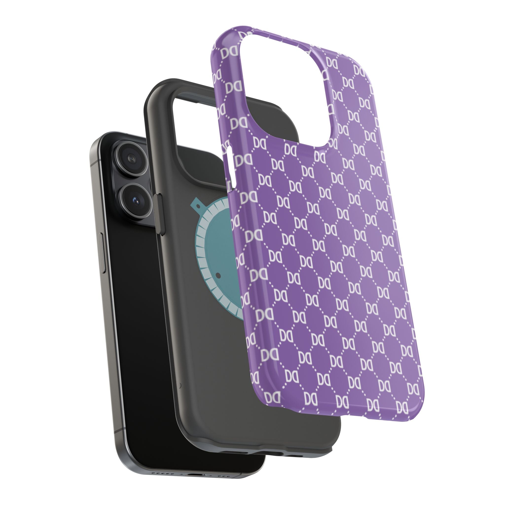DD Monogram Pattern Magnetic Phone Case