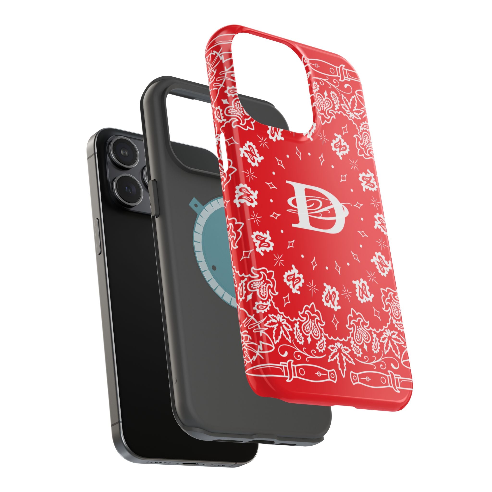 DD Custom Bandana Print Magnetic iPhone Case