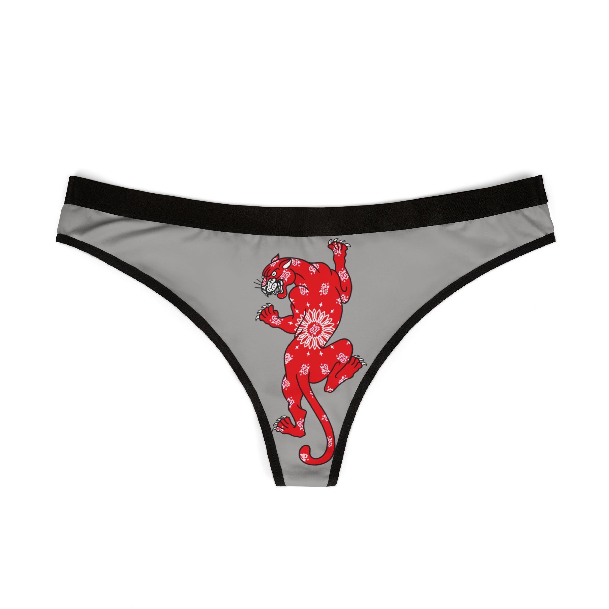 Climbing Panther W/Bandana Women's Thong Underwear | Underwear, Tattoo, Streetwear, Designer, Fashion