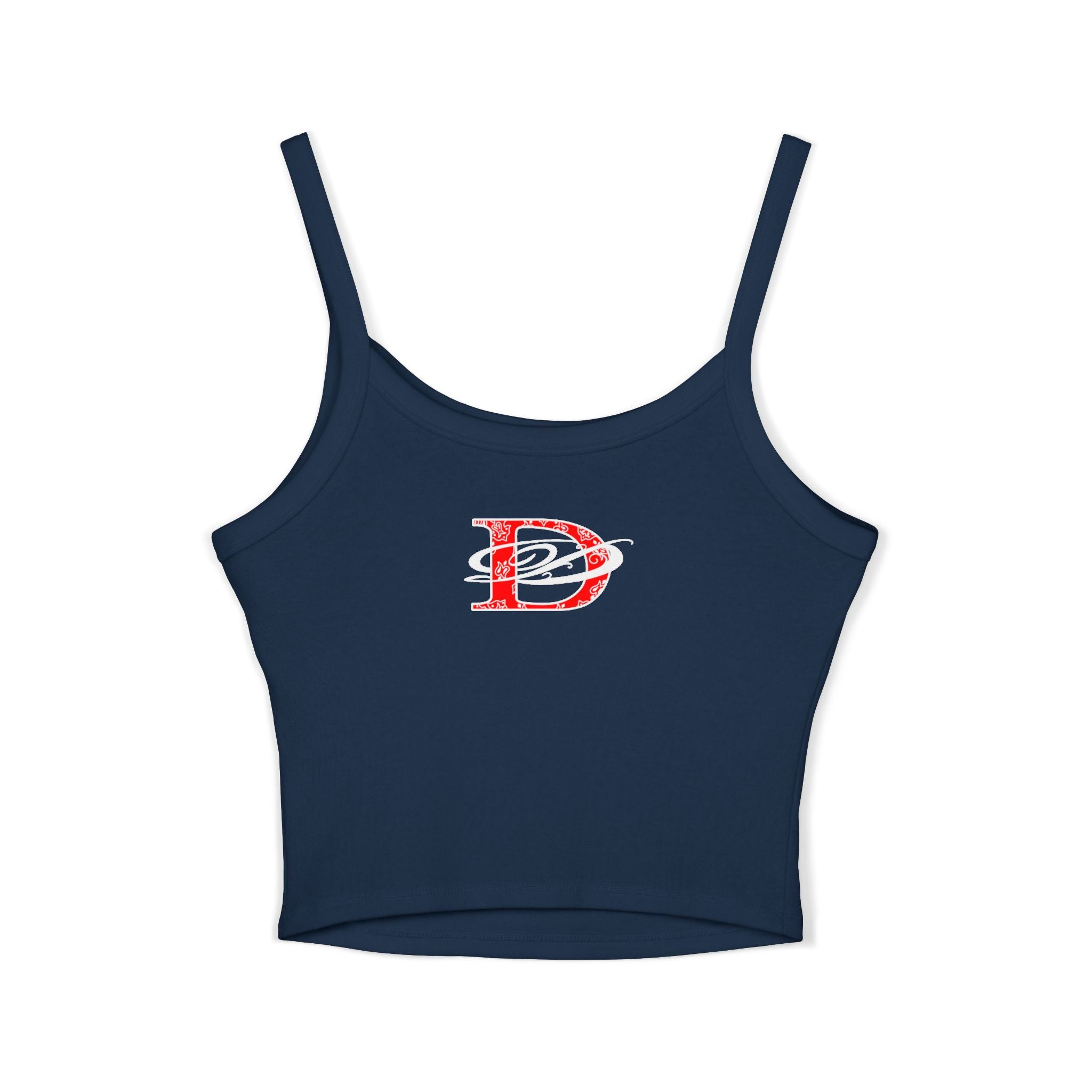 DD Climbing Panther w/Bandana Spaghetti Strap Tank Top