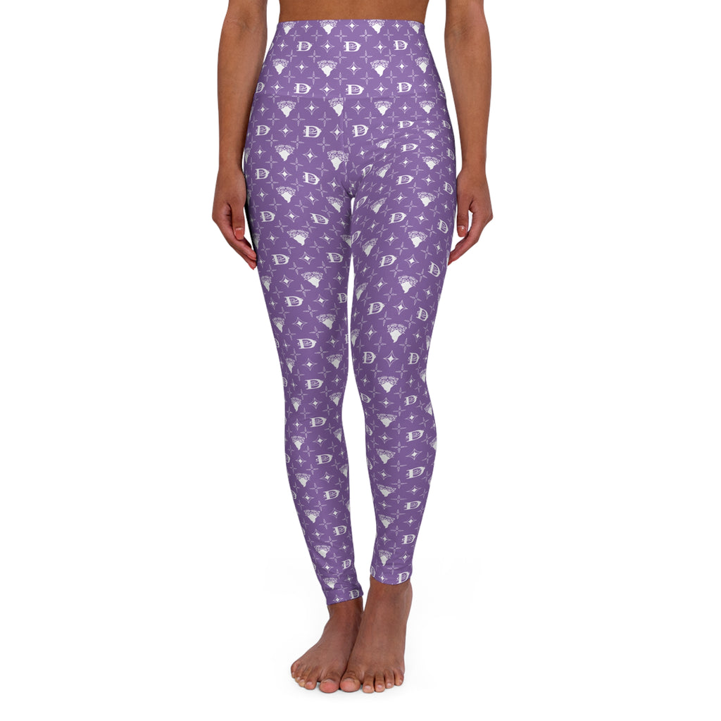 Bandito Panther Custom Monogram High Waisted Leggings AOP