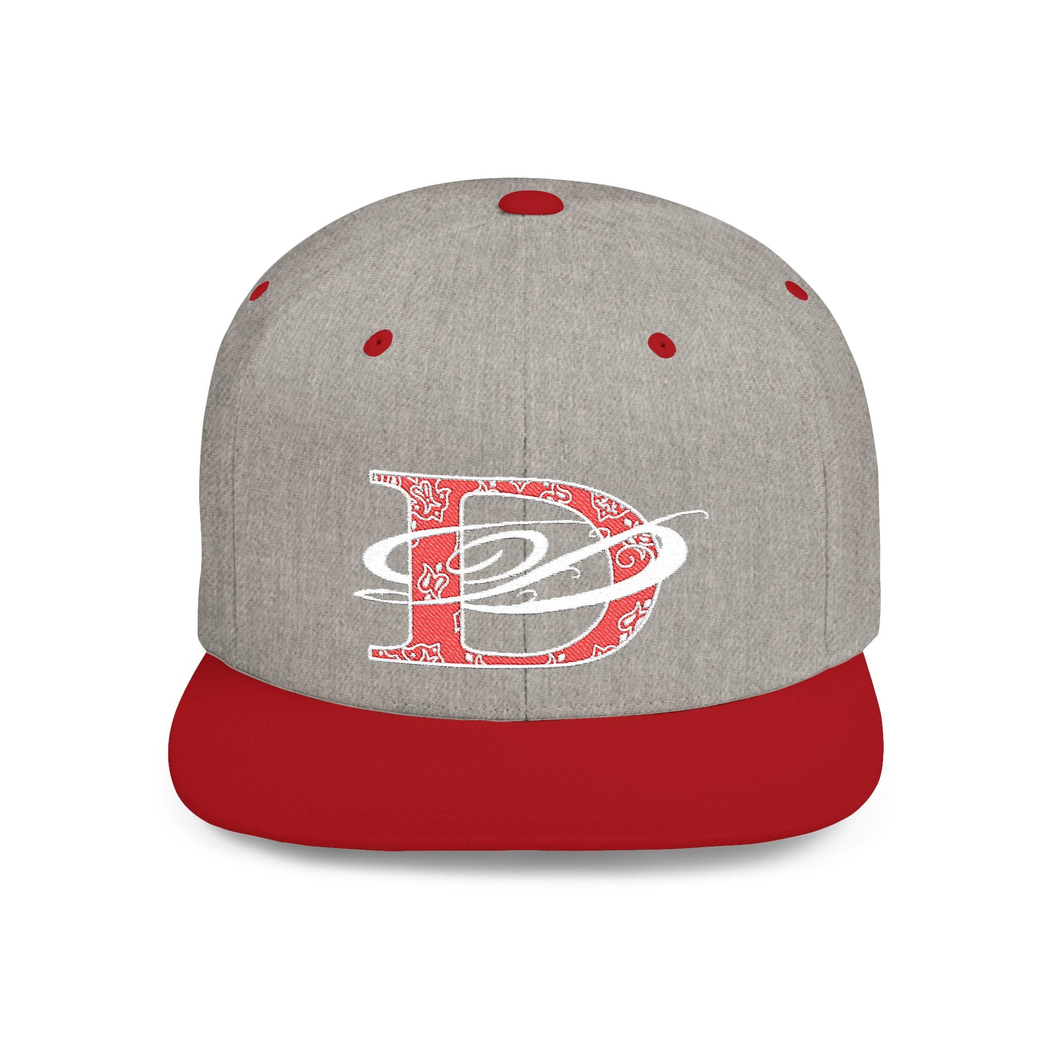 DD Bandana Logo Flat Bill Snapback Cap