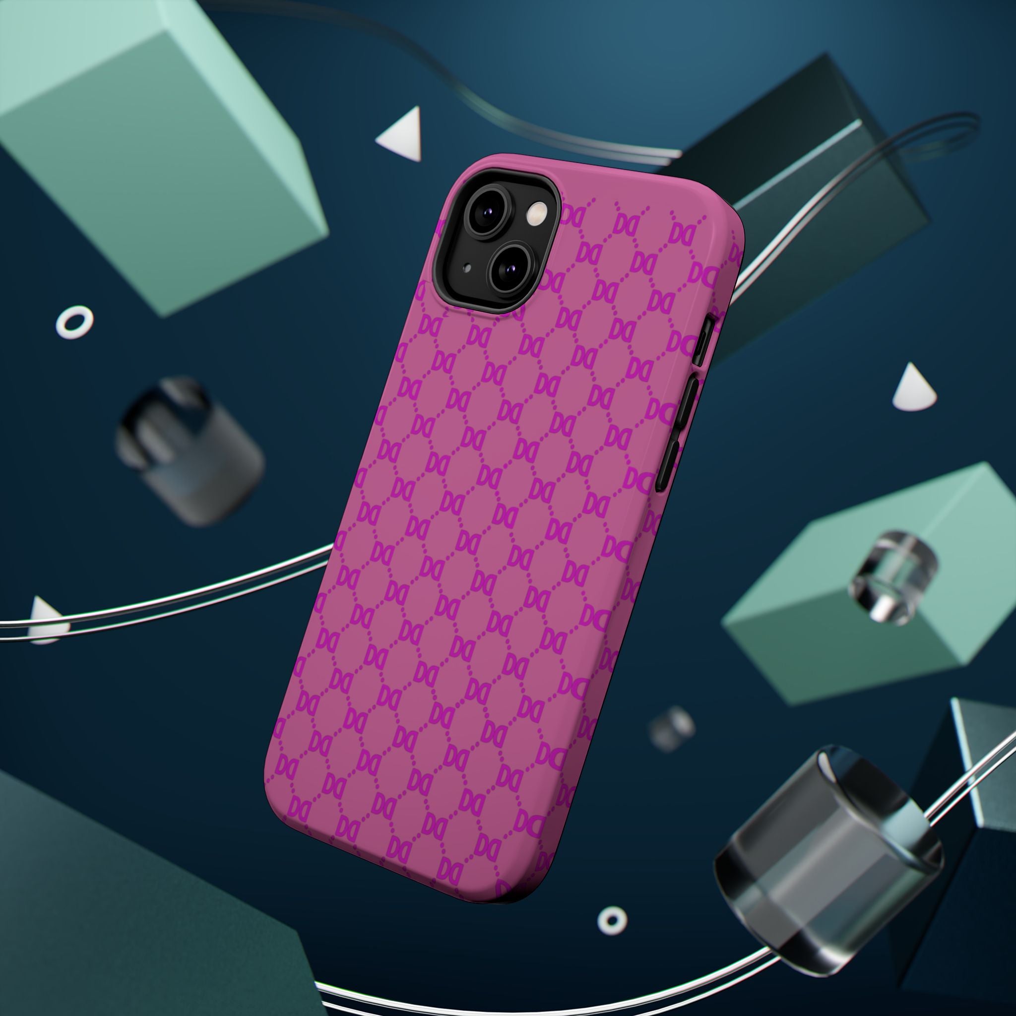 DD Monogram Pattern Magnetic Phone Case