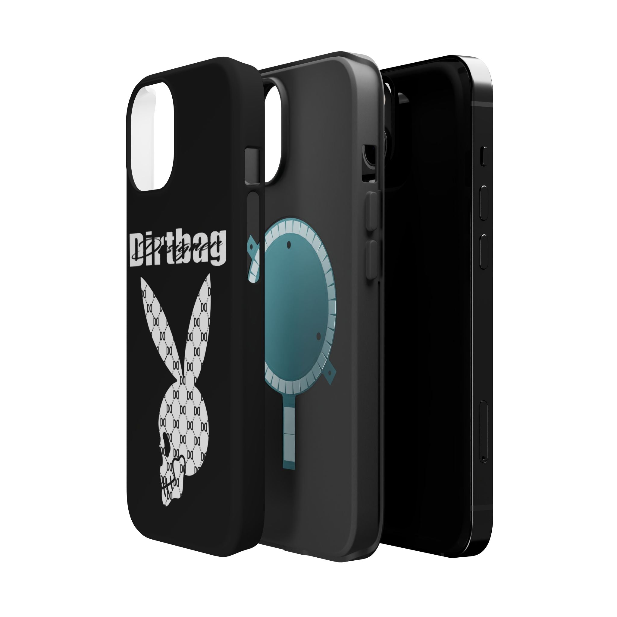 DD Monogram Bunny Skull Magnetic Phone Case
